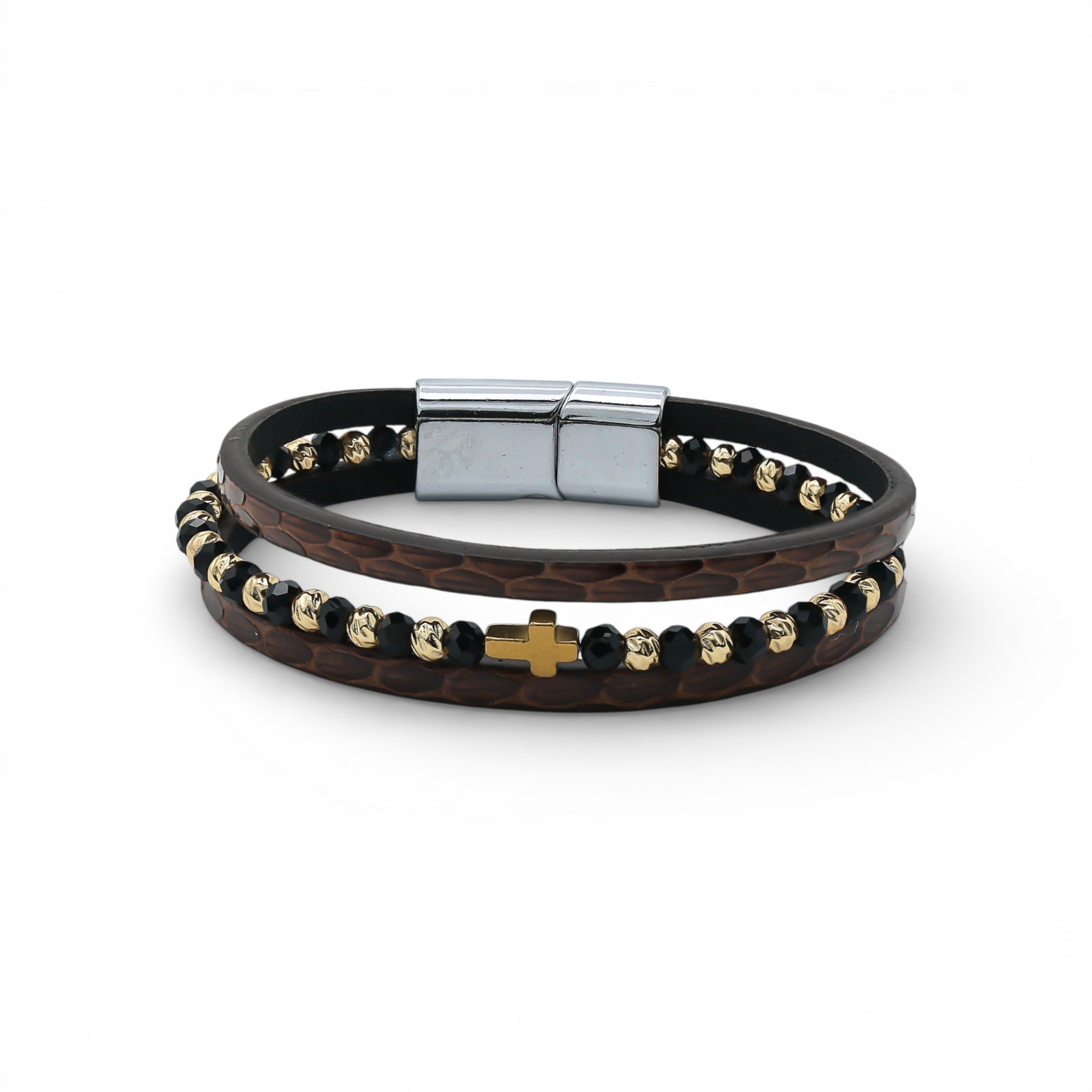 Brățară Crux cu Piele de Piton