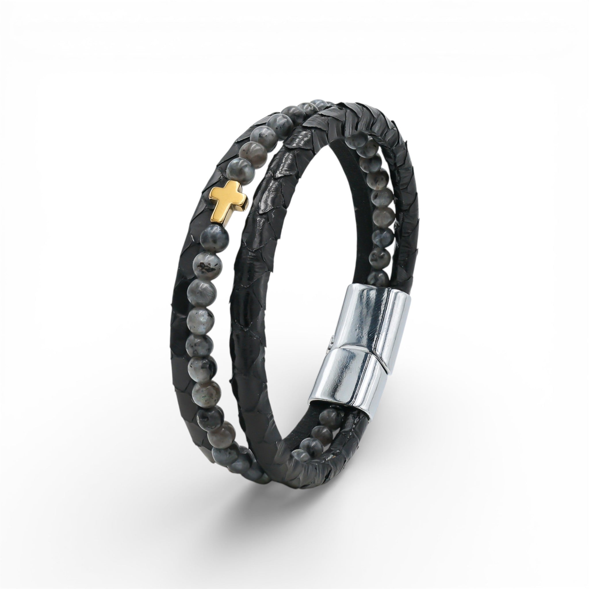 Brățară God cu Piele de Piton