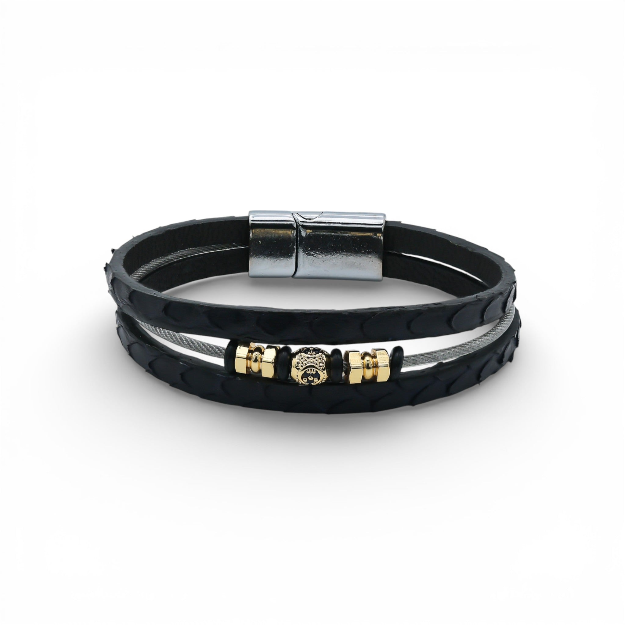 Brățară Myst cu Piele de Piton