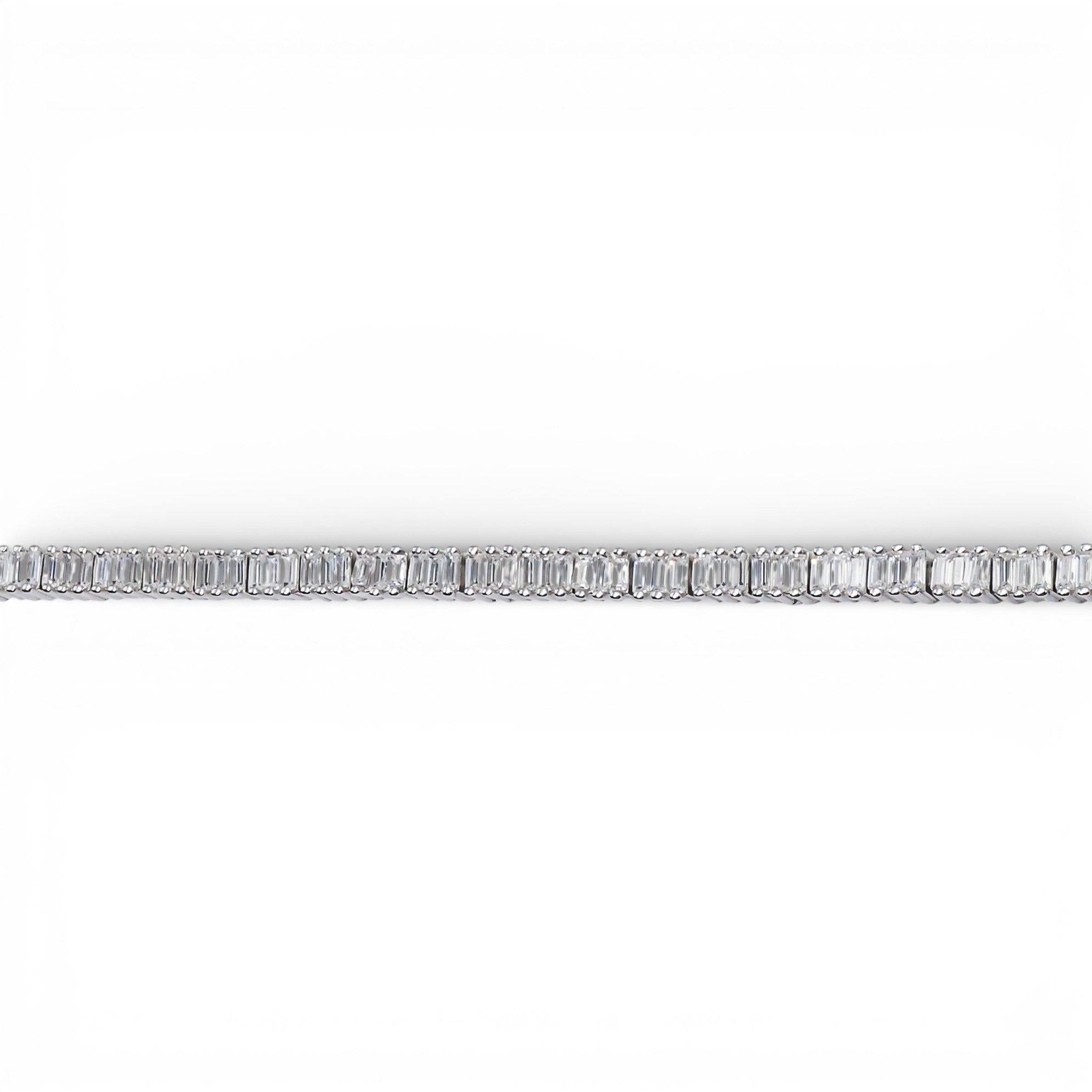 Brățară Triple Baguette Argint