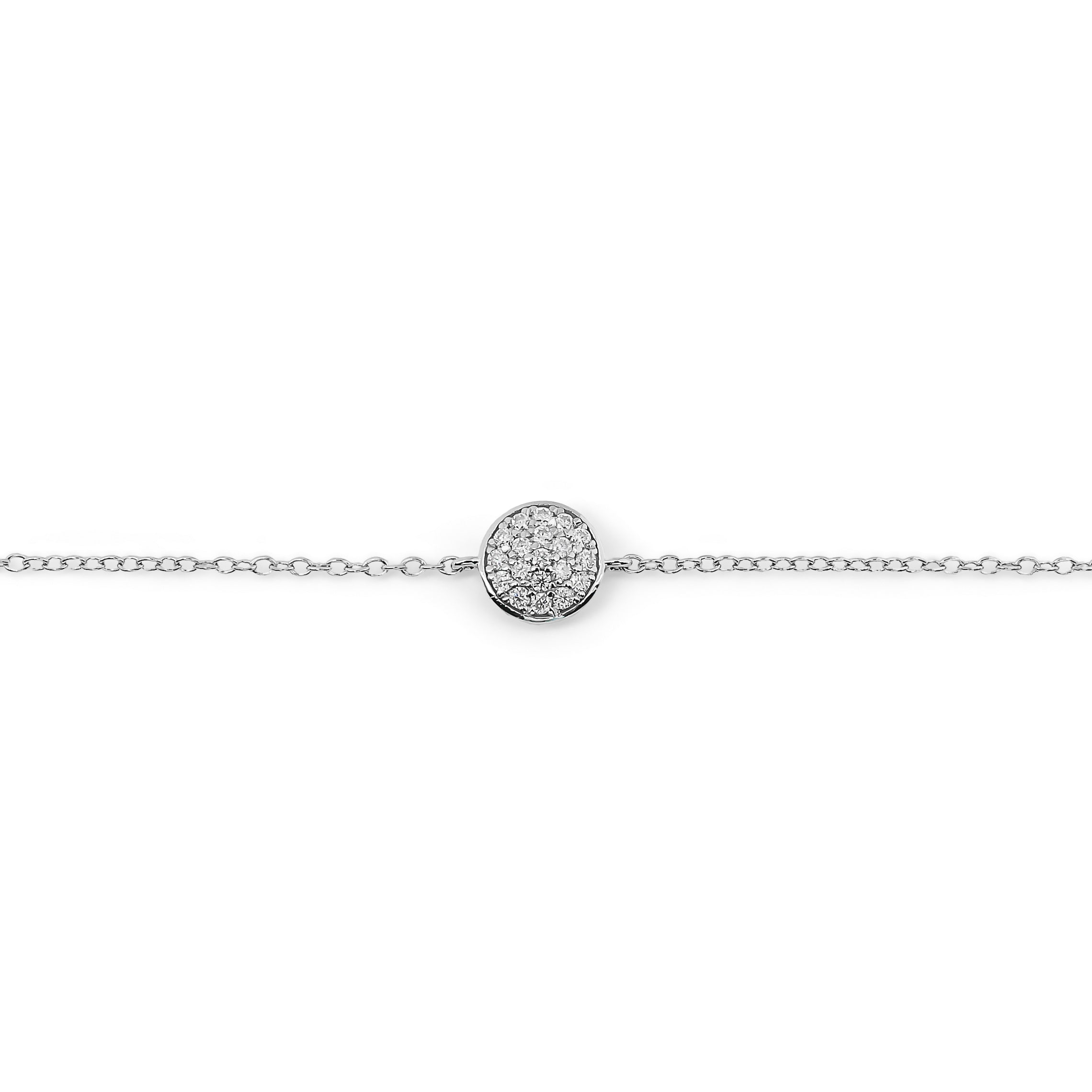 Brățară Moissanite Dot Argint