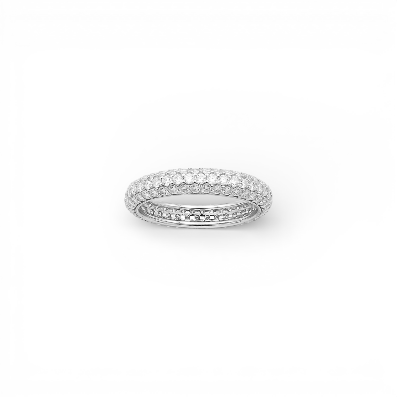 Inel Moissanite Argint