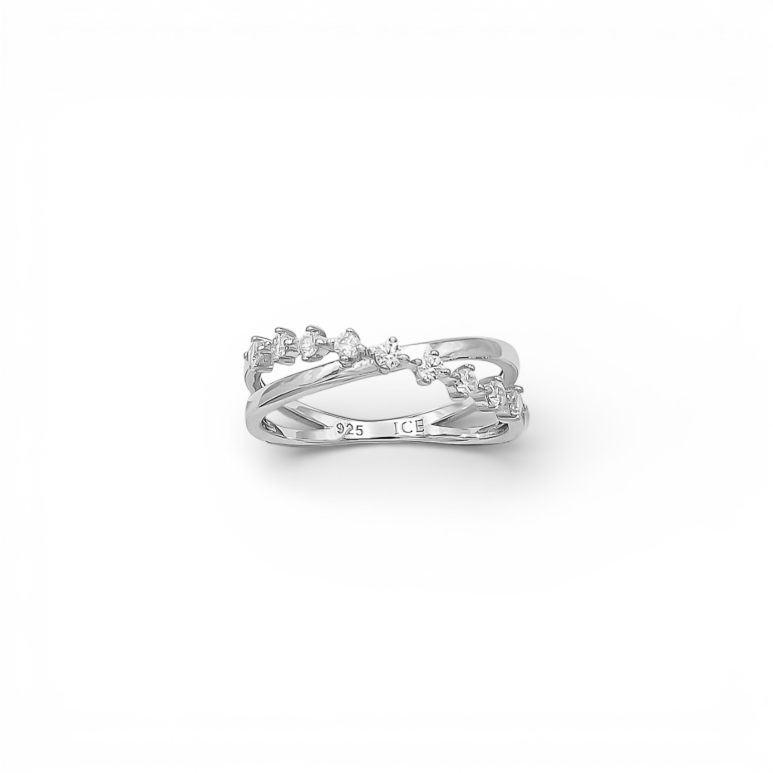 Inel Moissanite Argint