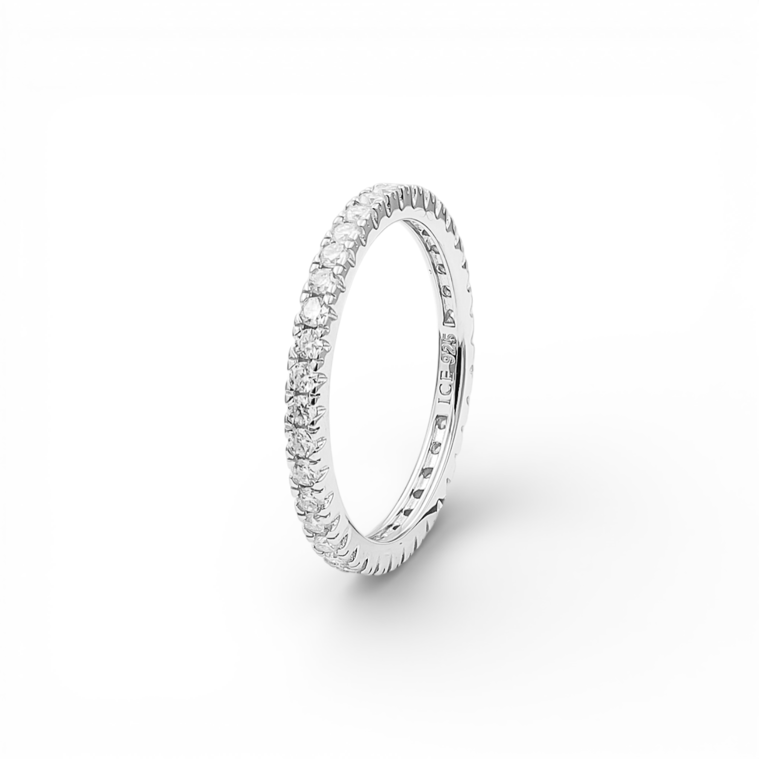 Inel Moissanite Argint
