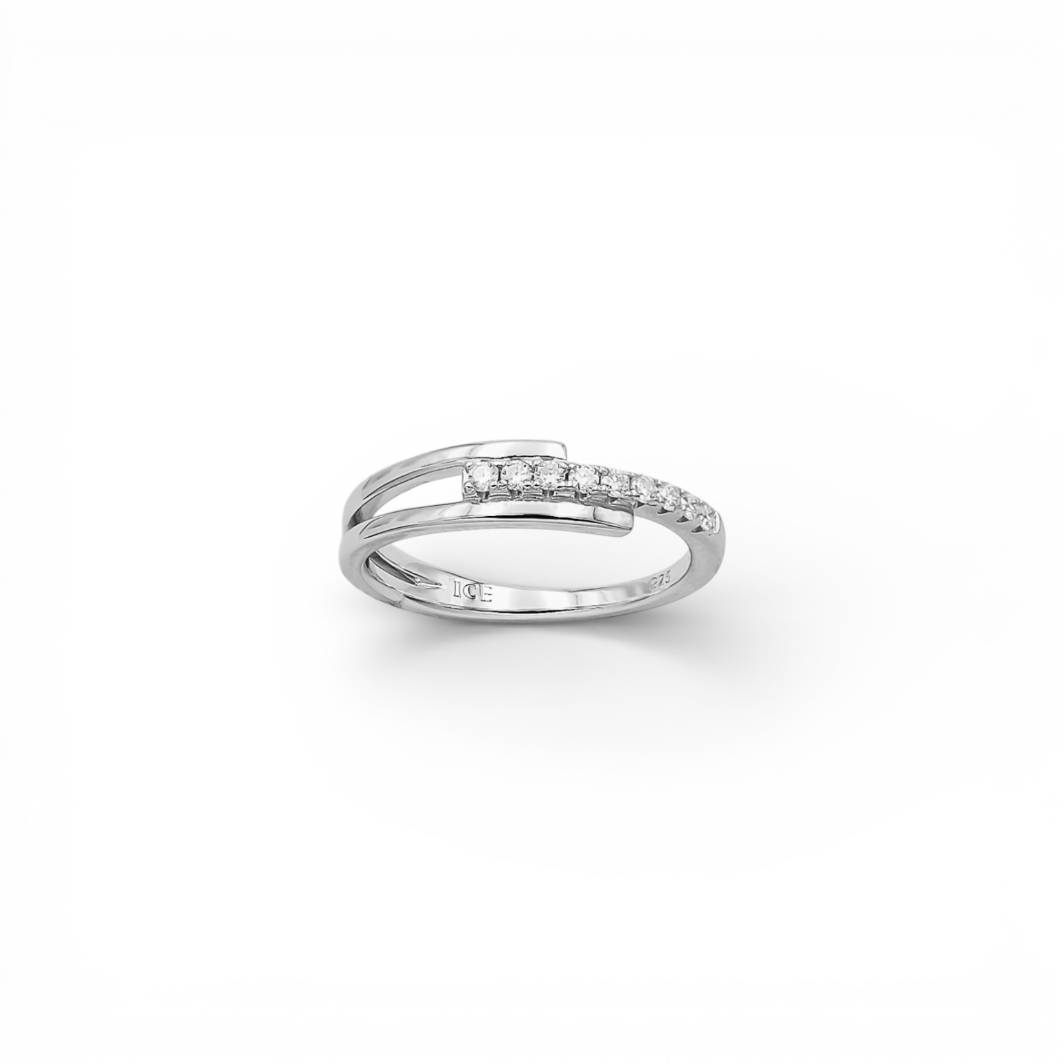 Inel Moissanite Argint