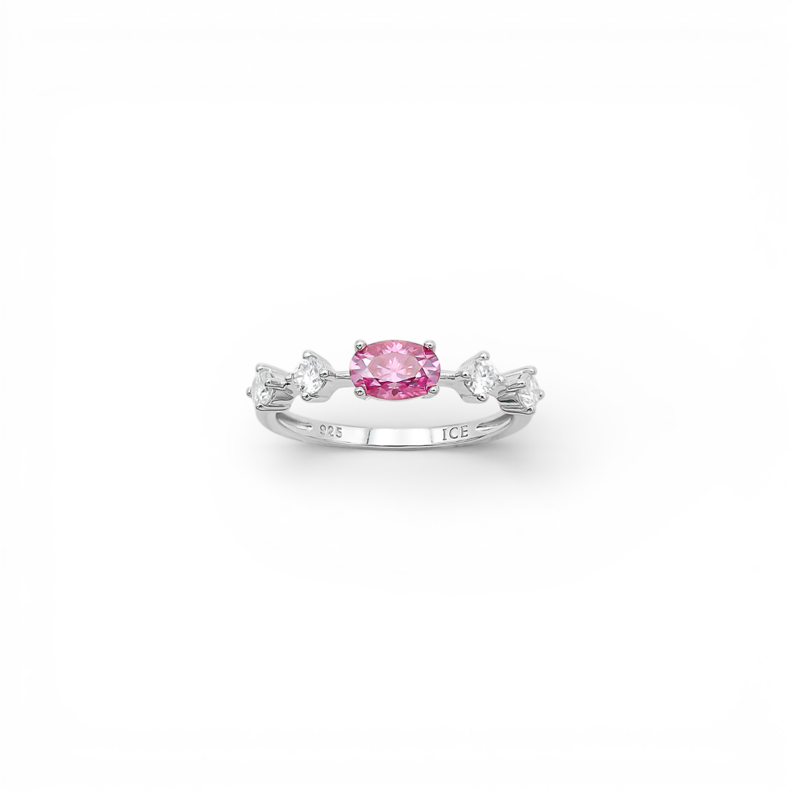 Inel Moissanite Argint