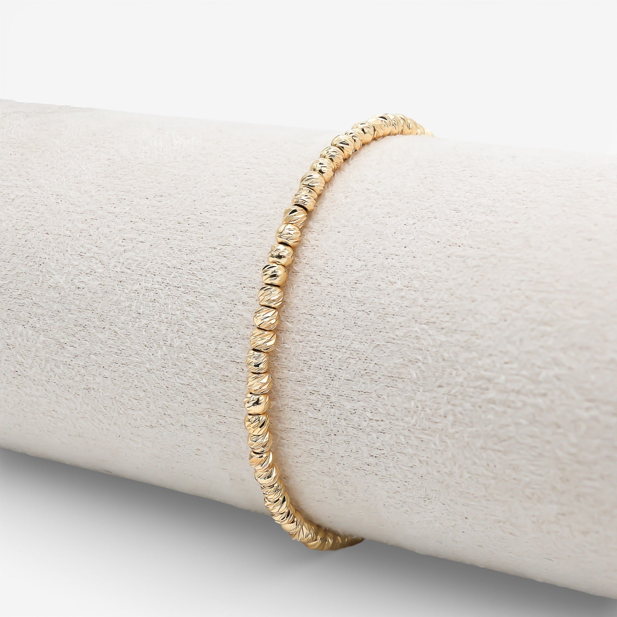 Brățară Mini Beads Placată cu Aur