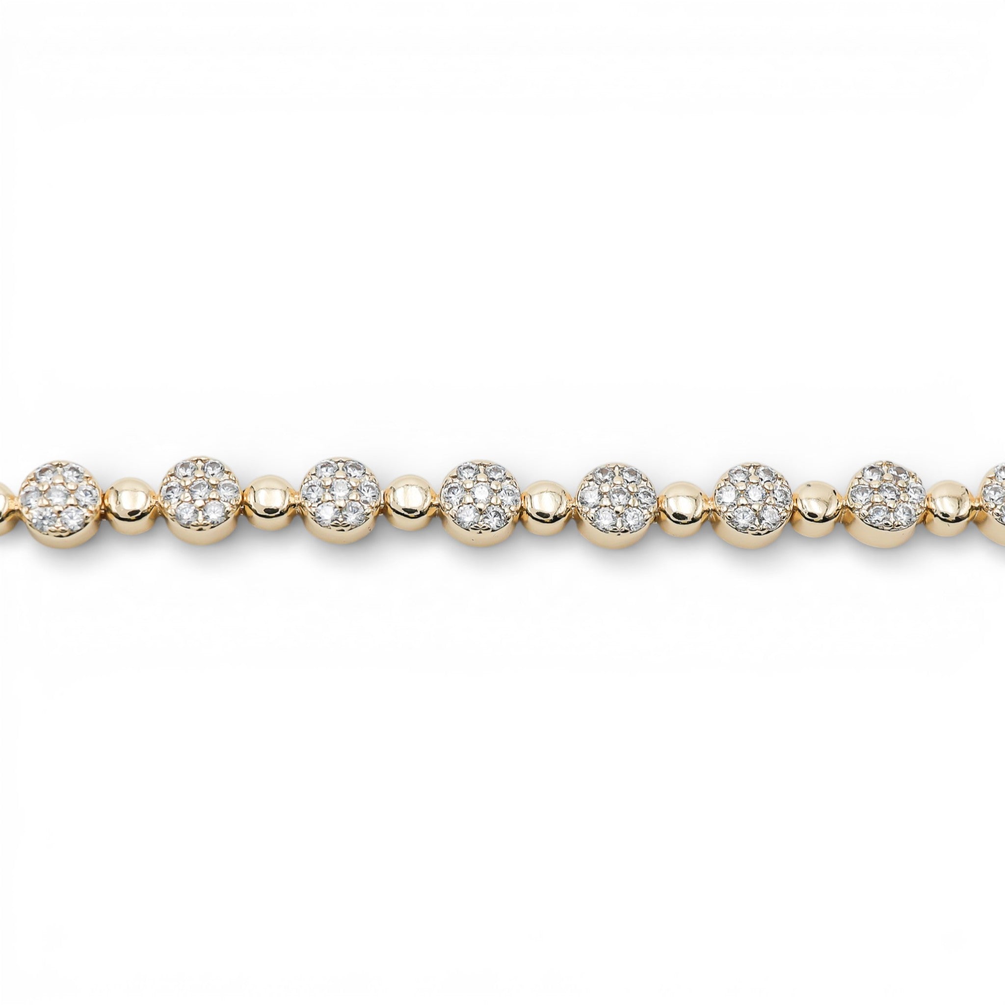 Brățară Tennis The Pills Gold Placată cu Aur