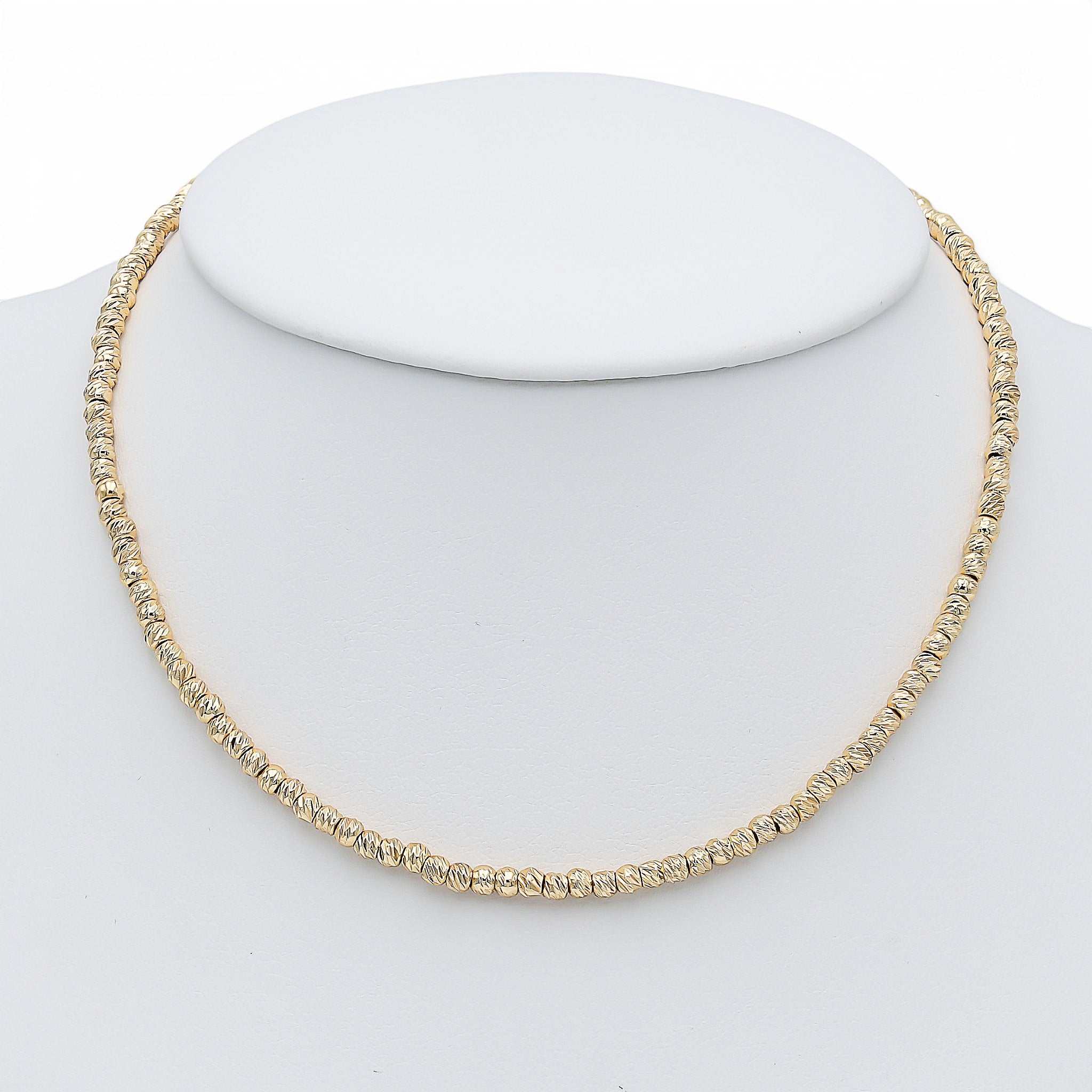 Colier Mini Beads Placat cu Aur