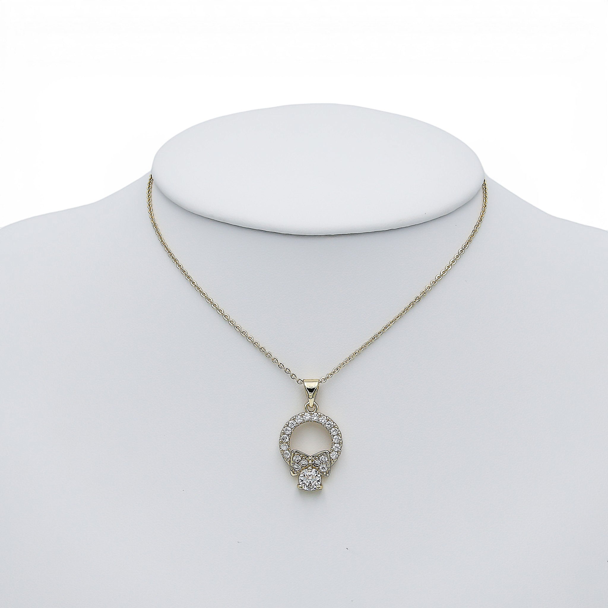 Colier Bow Placat cu Aur