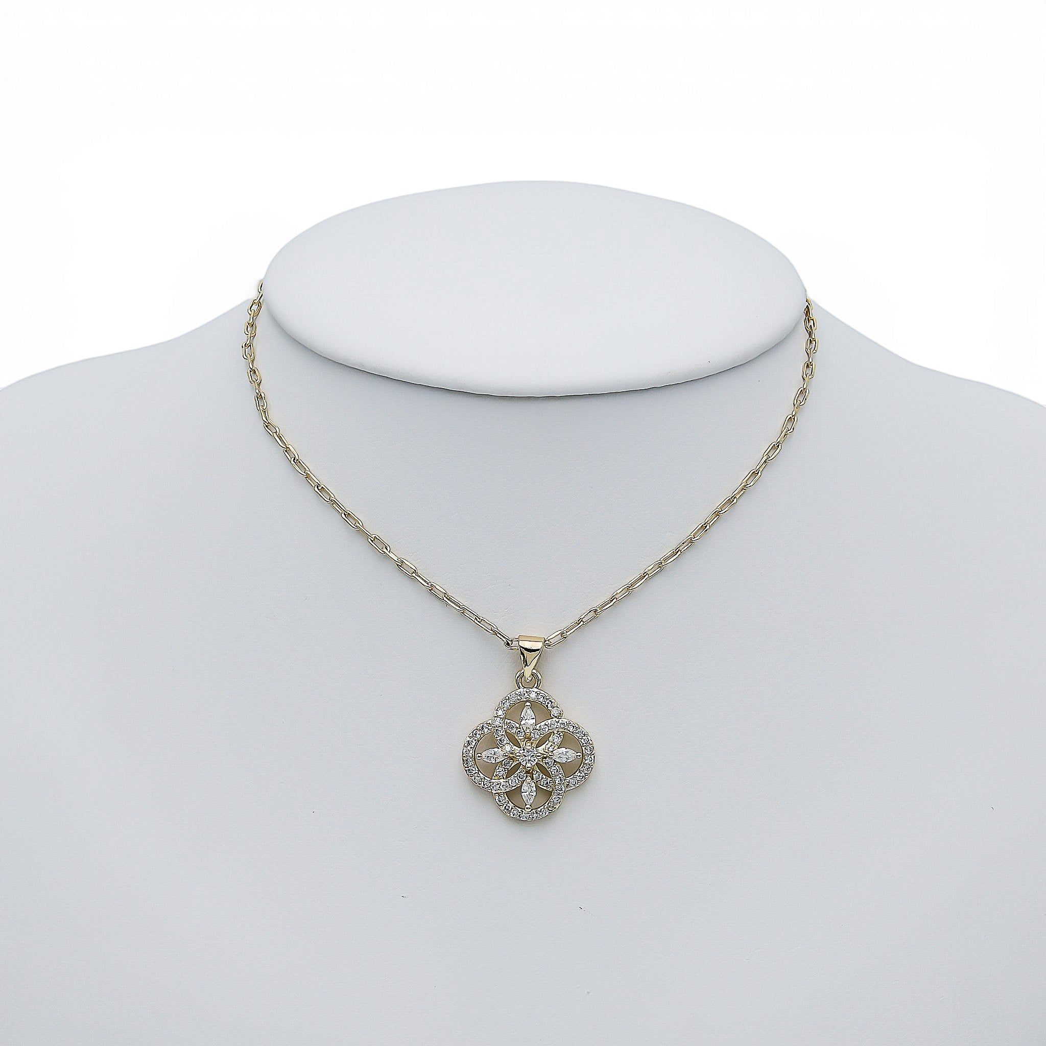 Colier Trefle Placat cu Aur