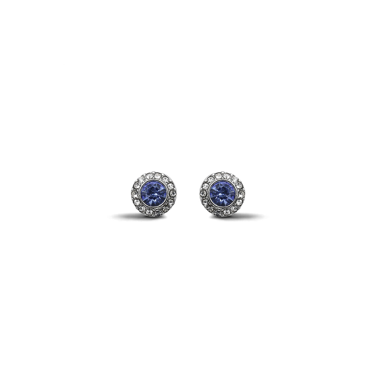 Colier Angel Silver Blue+Cercei cadou