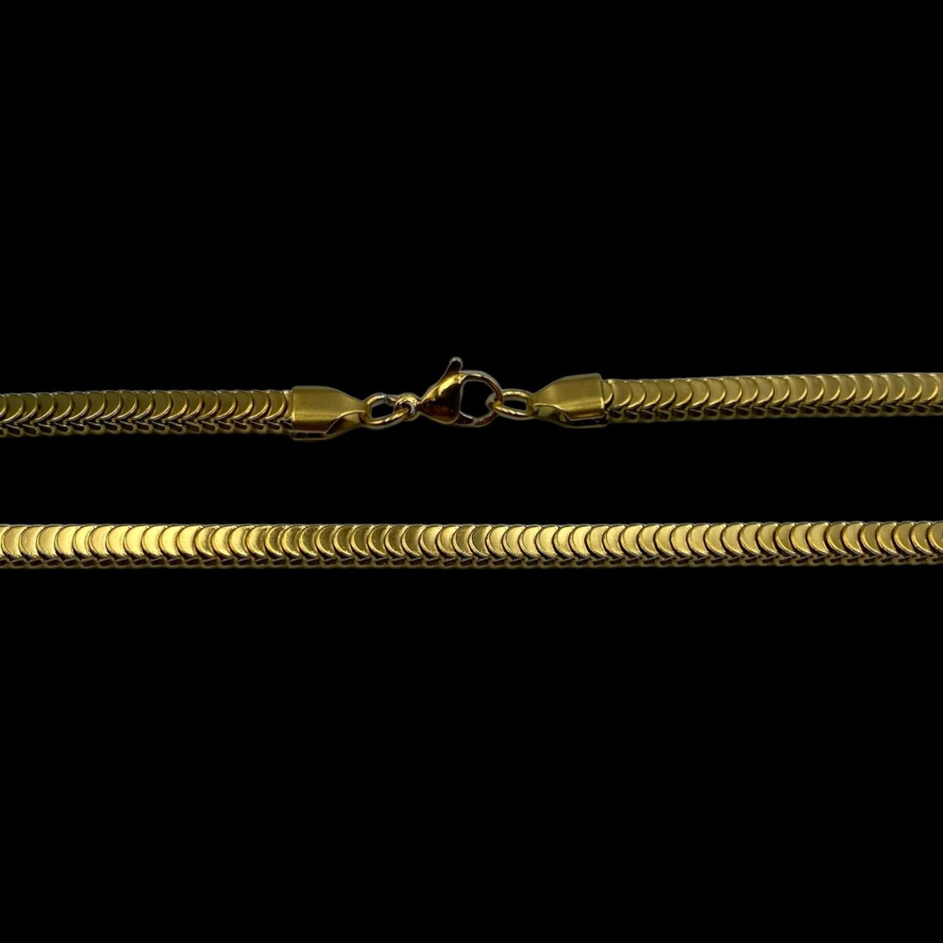 Colier Snake X Gold Inox