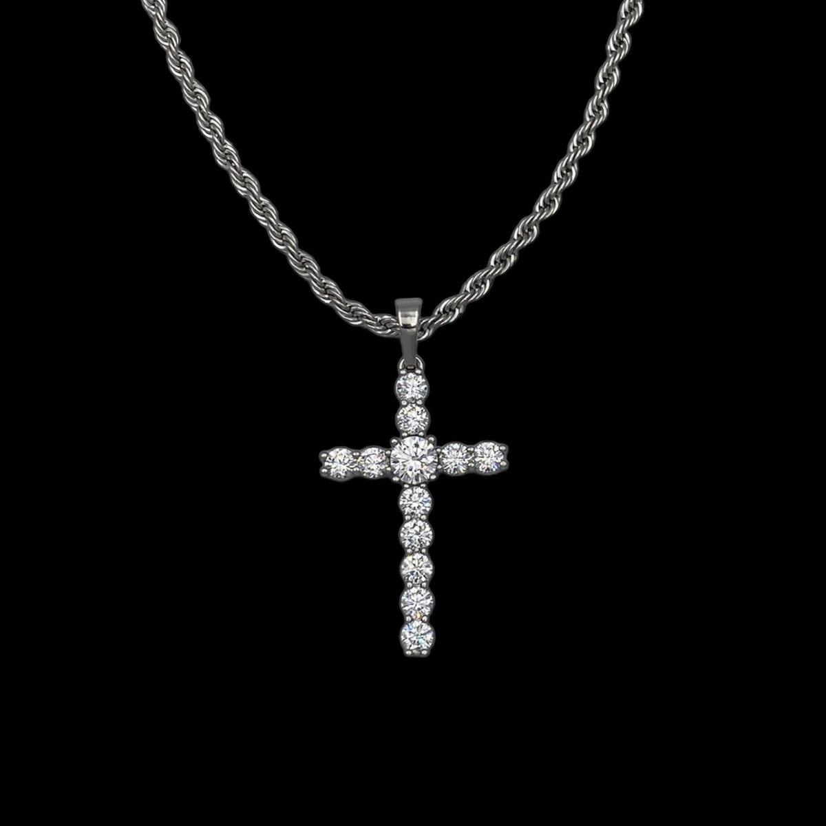 Colier Cross Inox