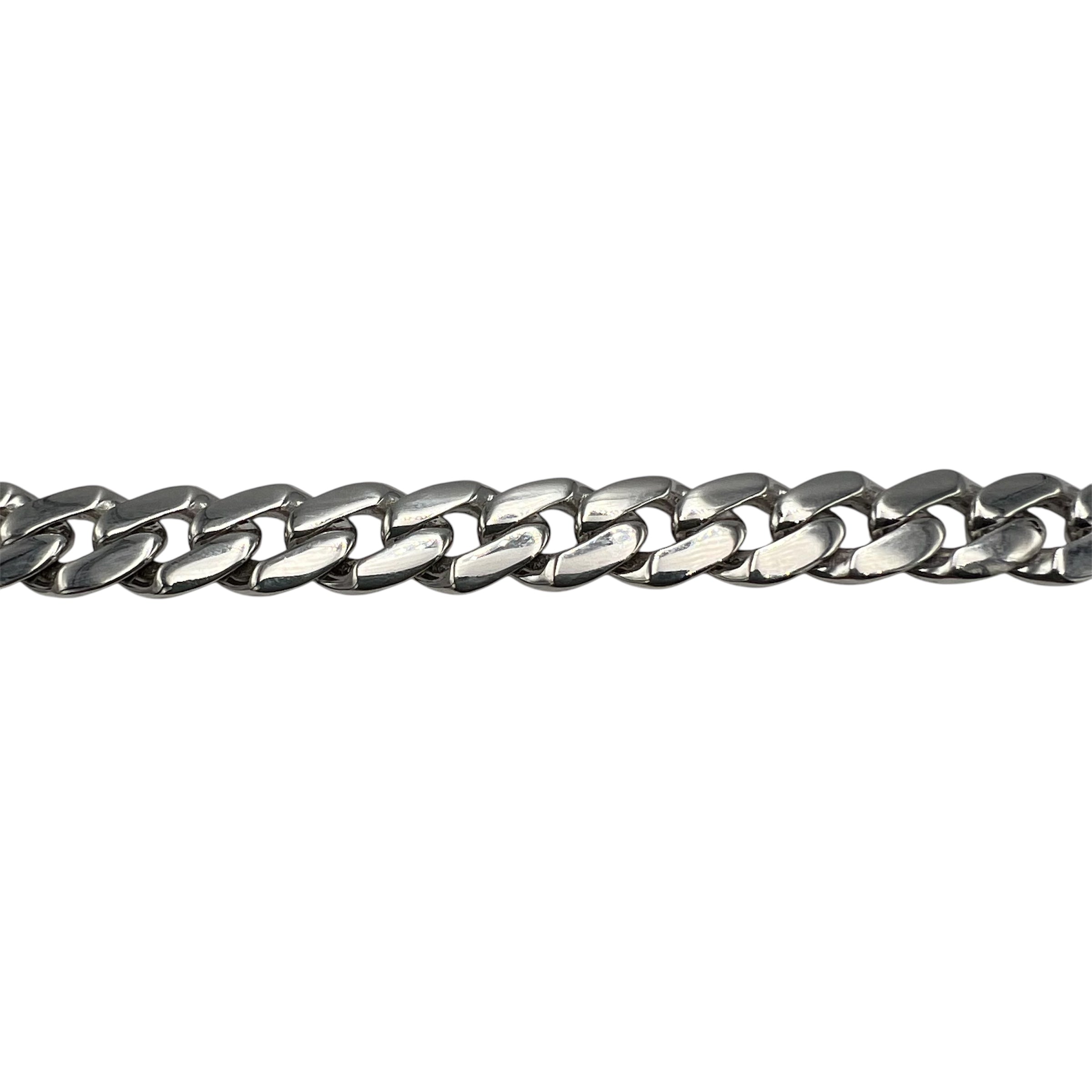 Brățară Cuban No Stones 9mm ARGINT