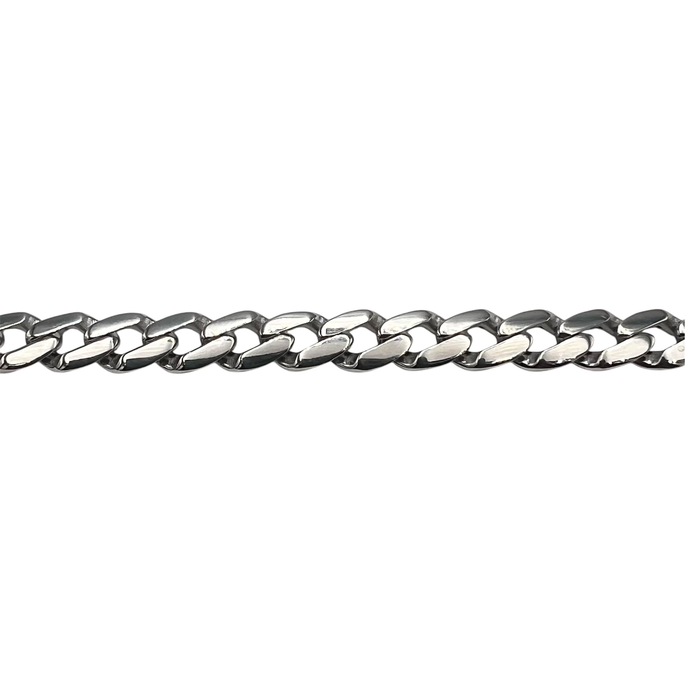 Brățară Cuban No Stones 7mm ARGINT