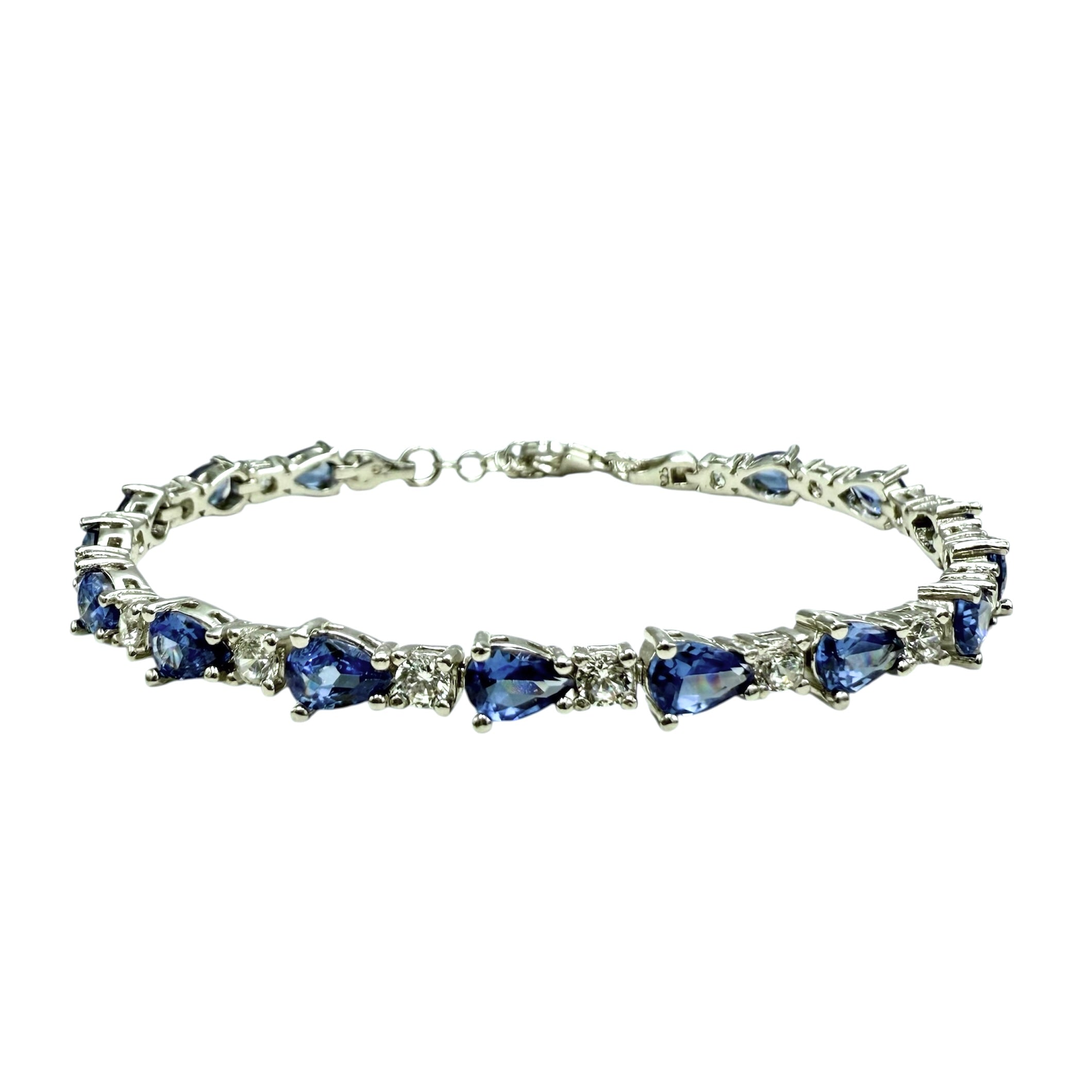 Brățară Tennis cu Tanzanit Argint