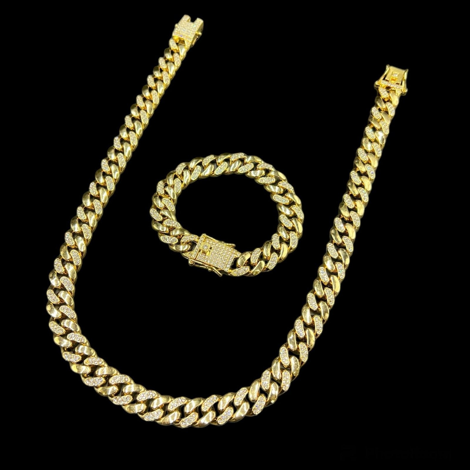 Set Cuban Double Gold