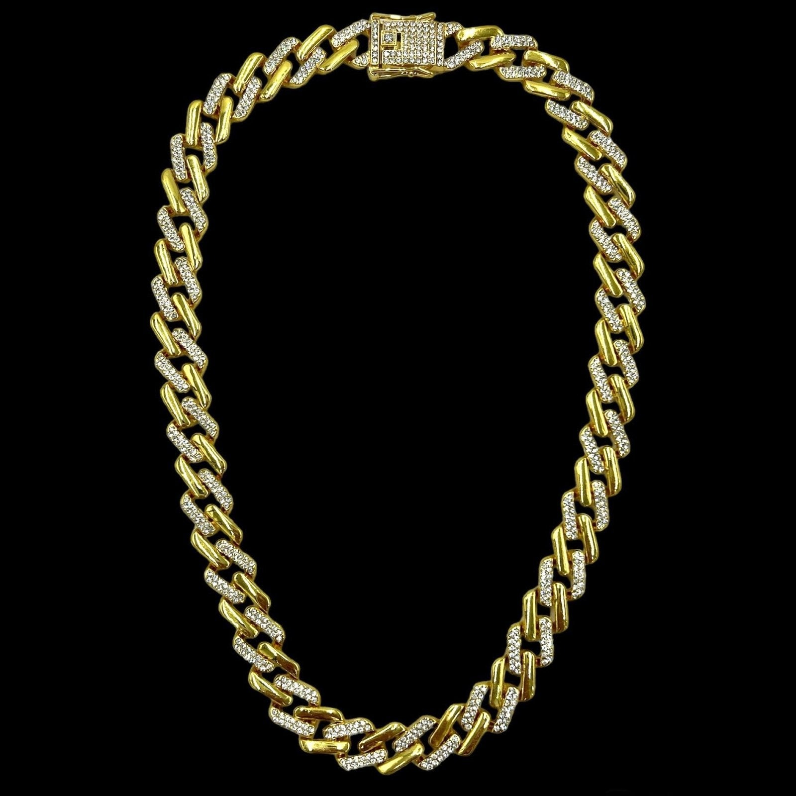 Colier Cuban Bronx Gold