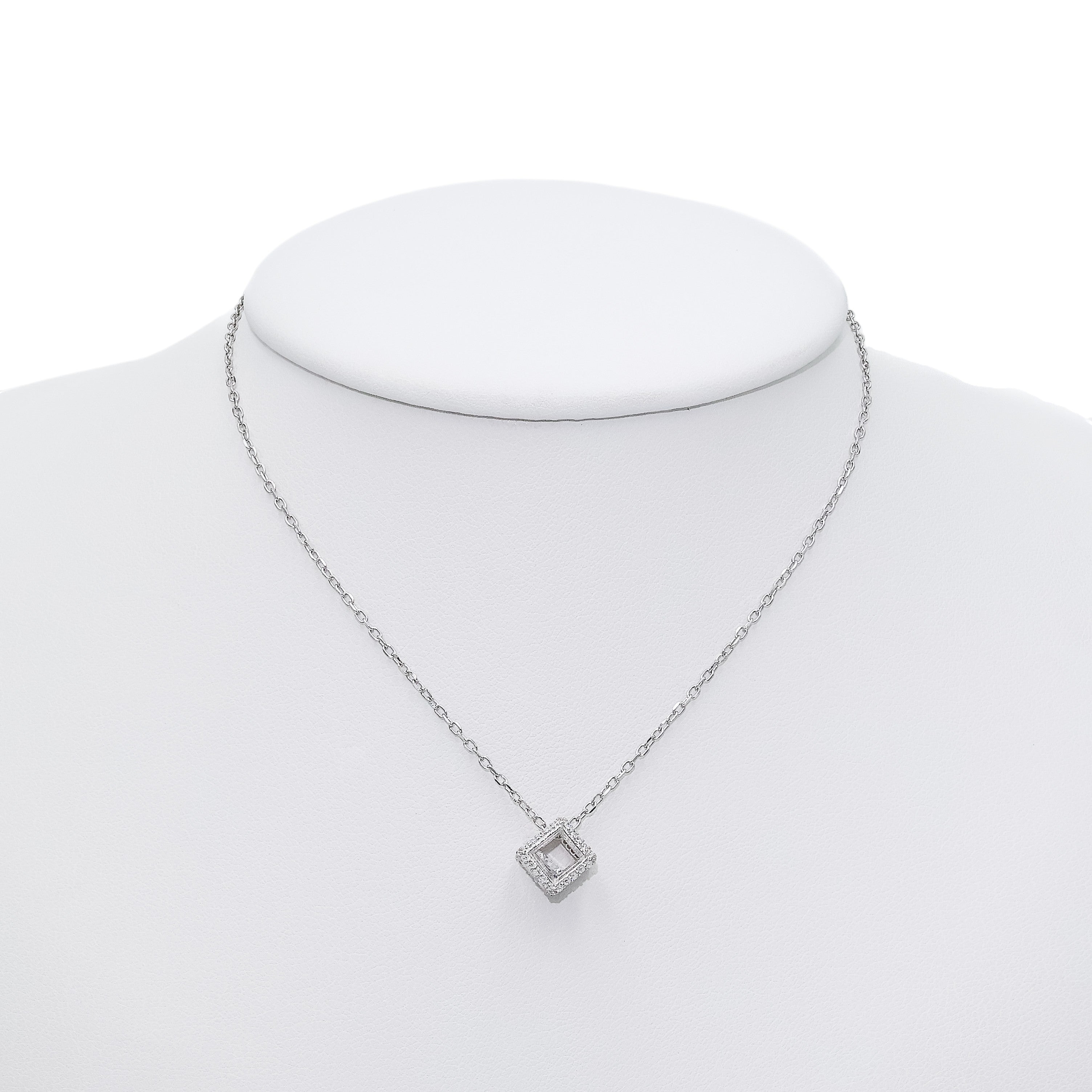 Colier Cubic din Argint