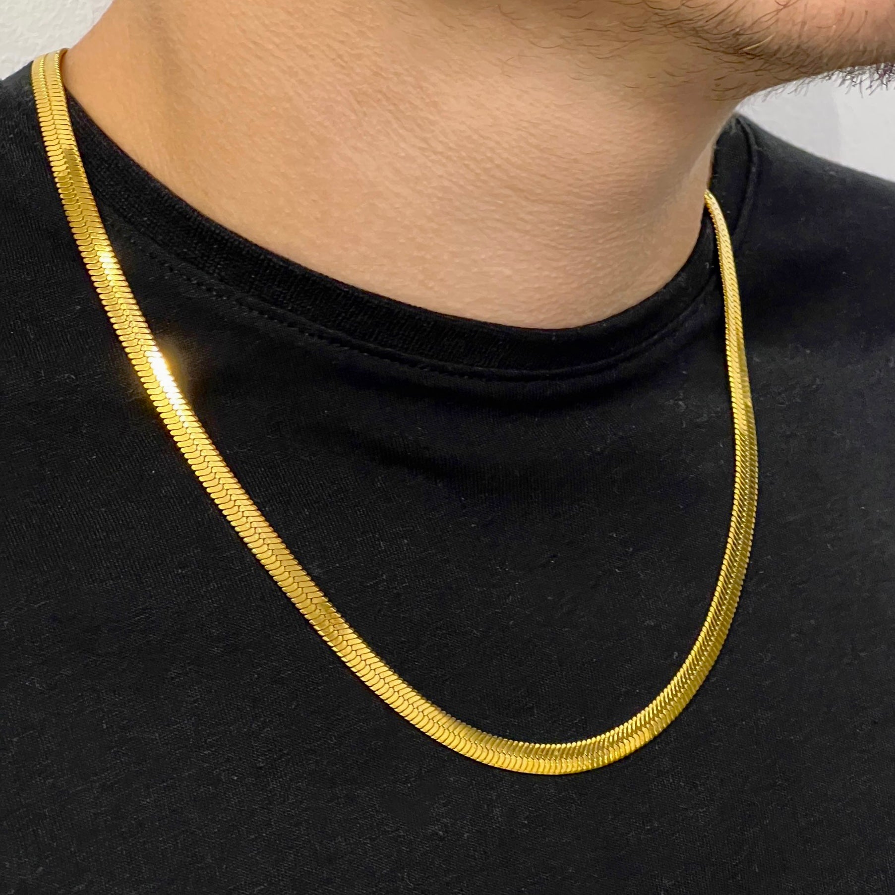 Colier Snake 2 Gold INOX