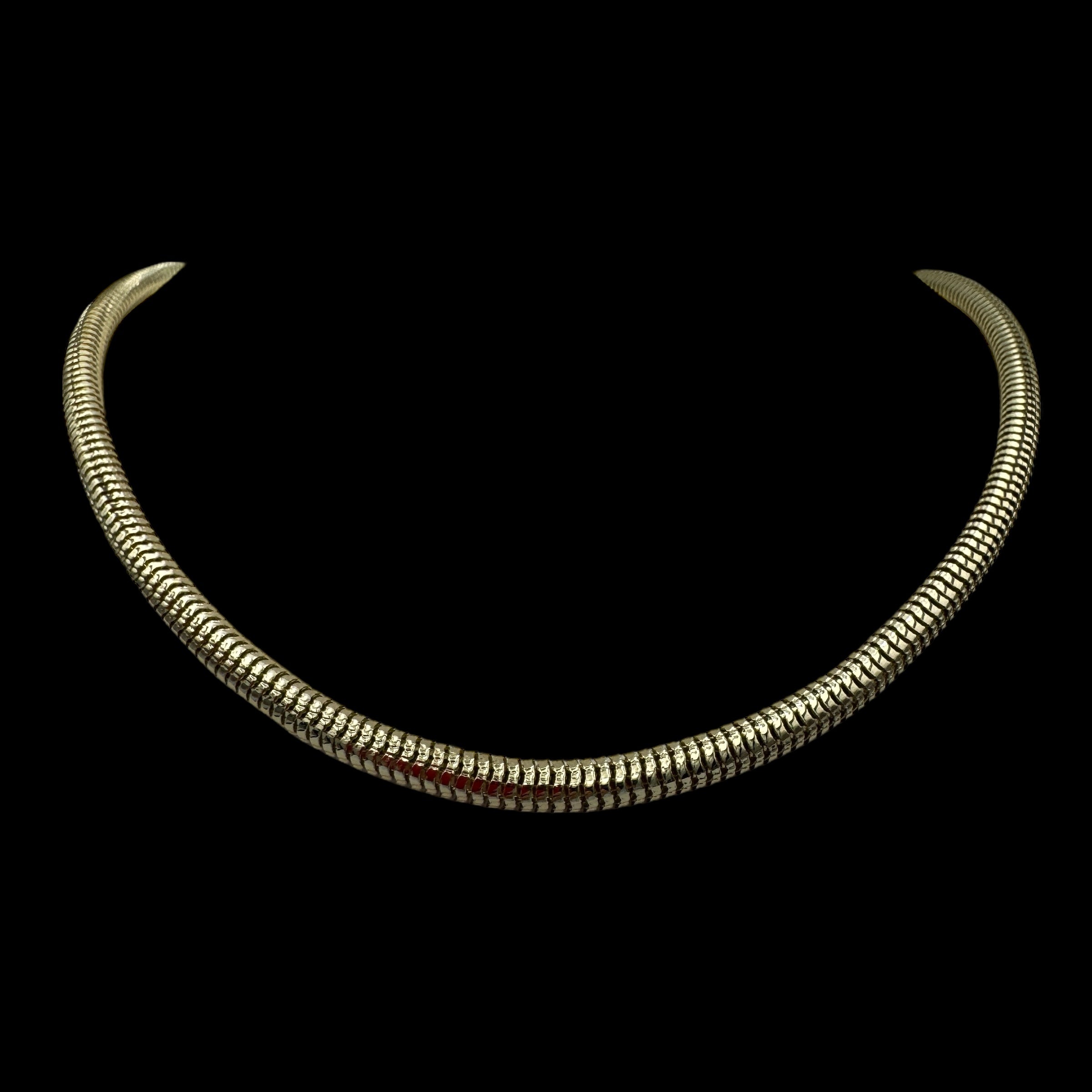 Colier Snake Round Gold