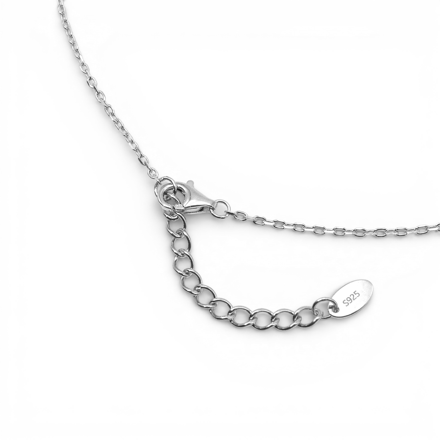Colier Moissanite Line Argint