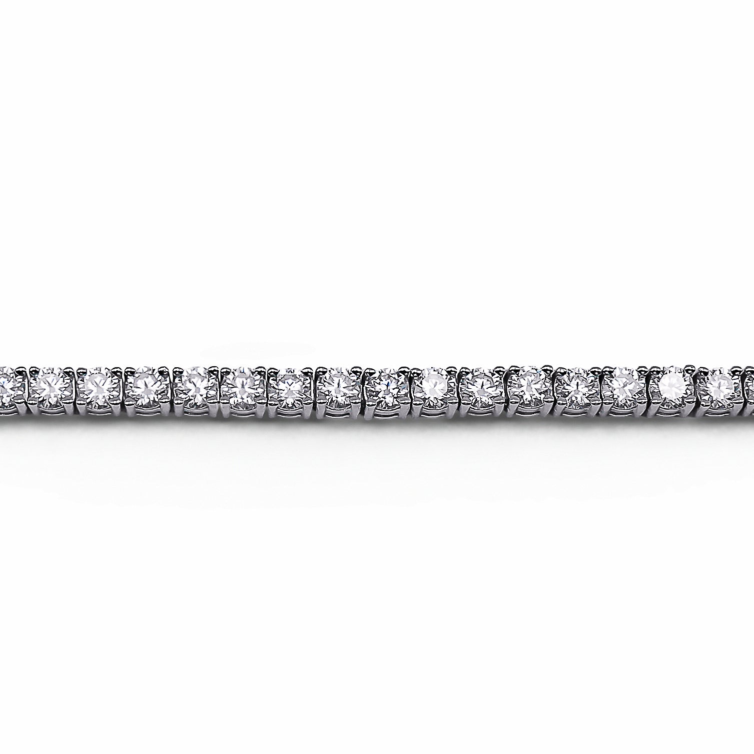 Brățara Tennis 2.5mm Moissanite Argint