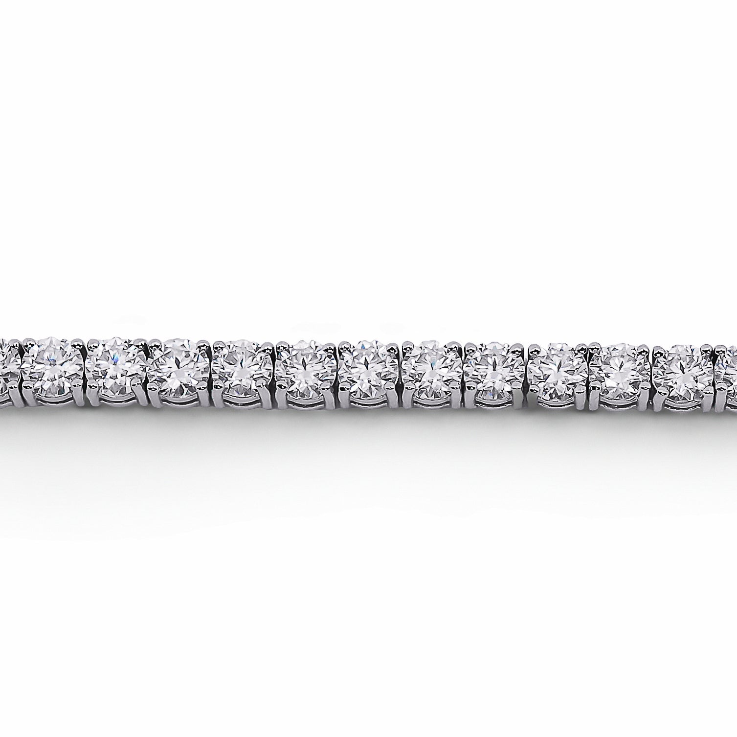 Brățara Tennis 3.5mm Moissanite Argint