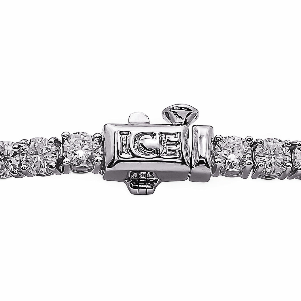 Brățara Tennis 3.5mm Moissanite Argint