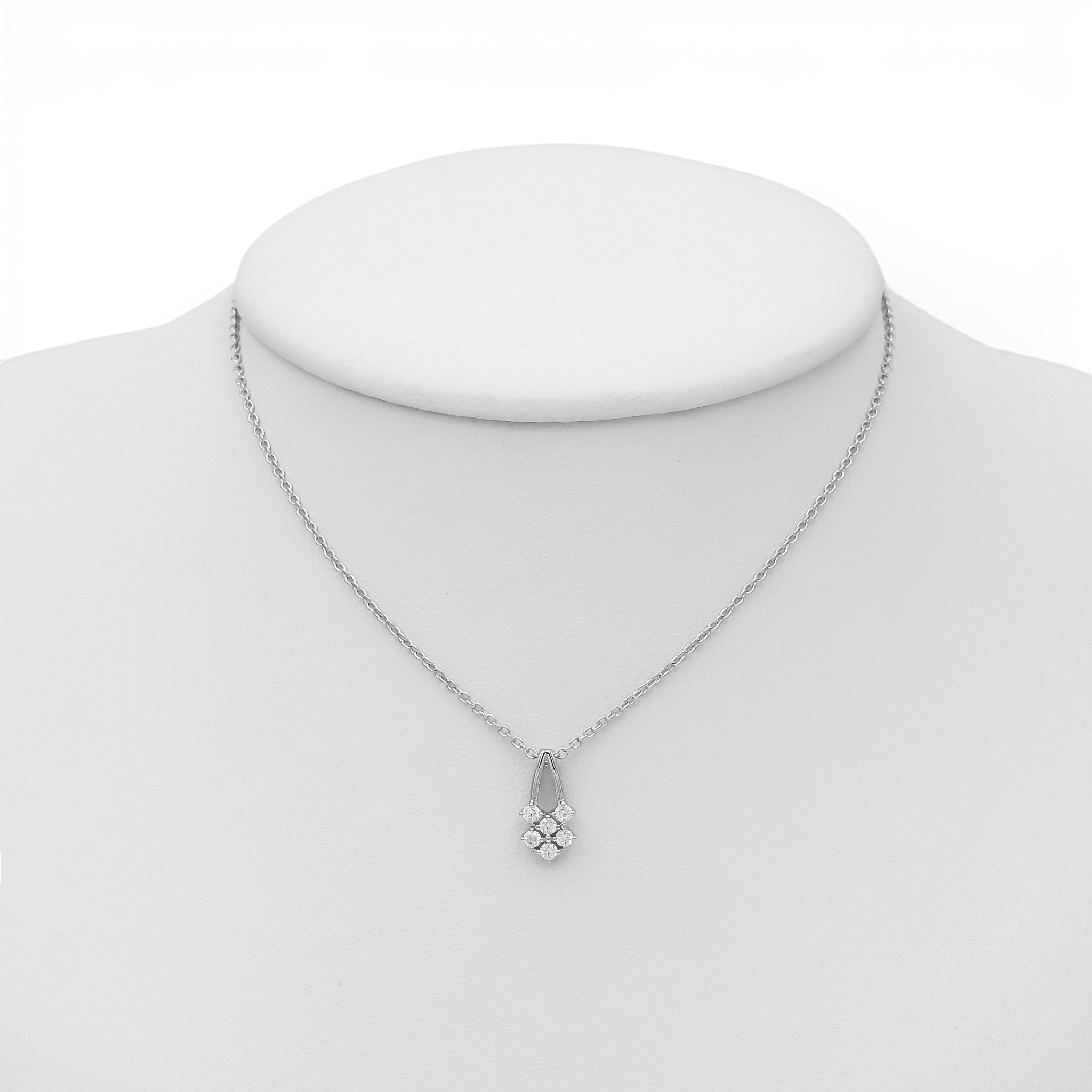 Colier Moissanite Argint