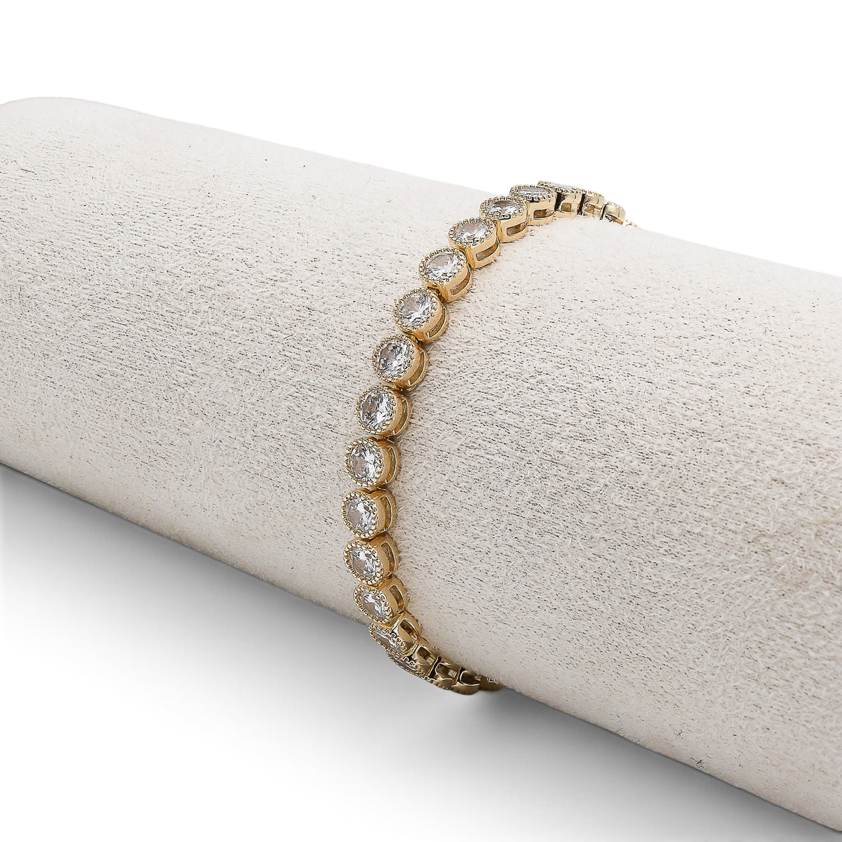 Bratara Monaco Tennis Circle Gold