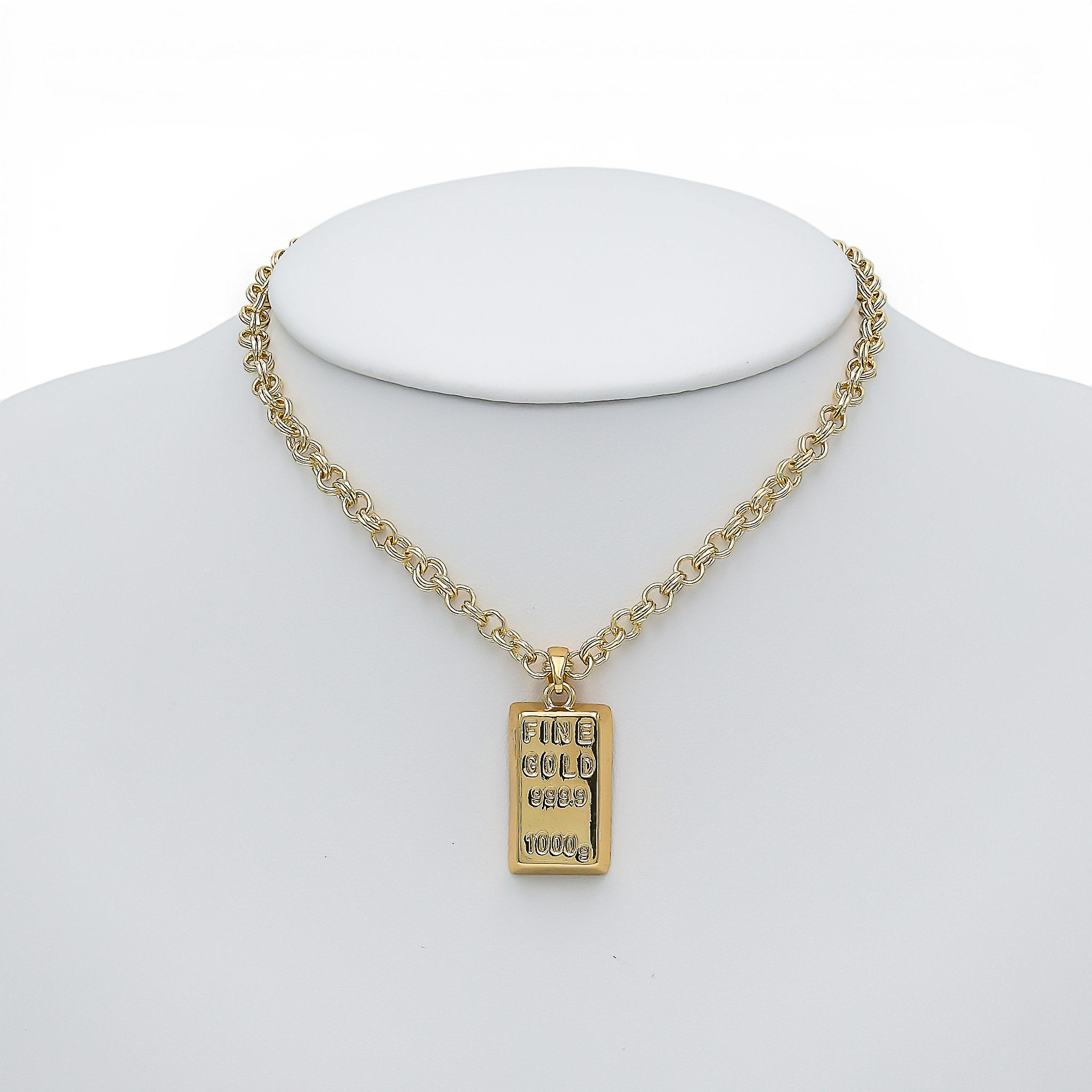 Colier Fine Gold 2 Placat cu Aur