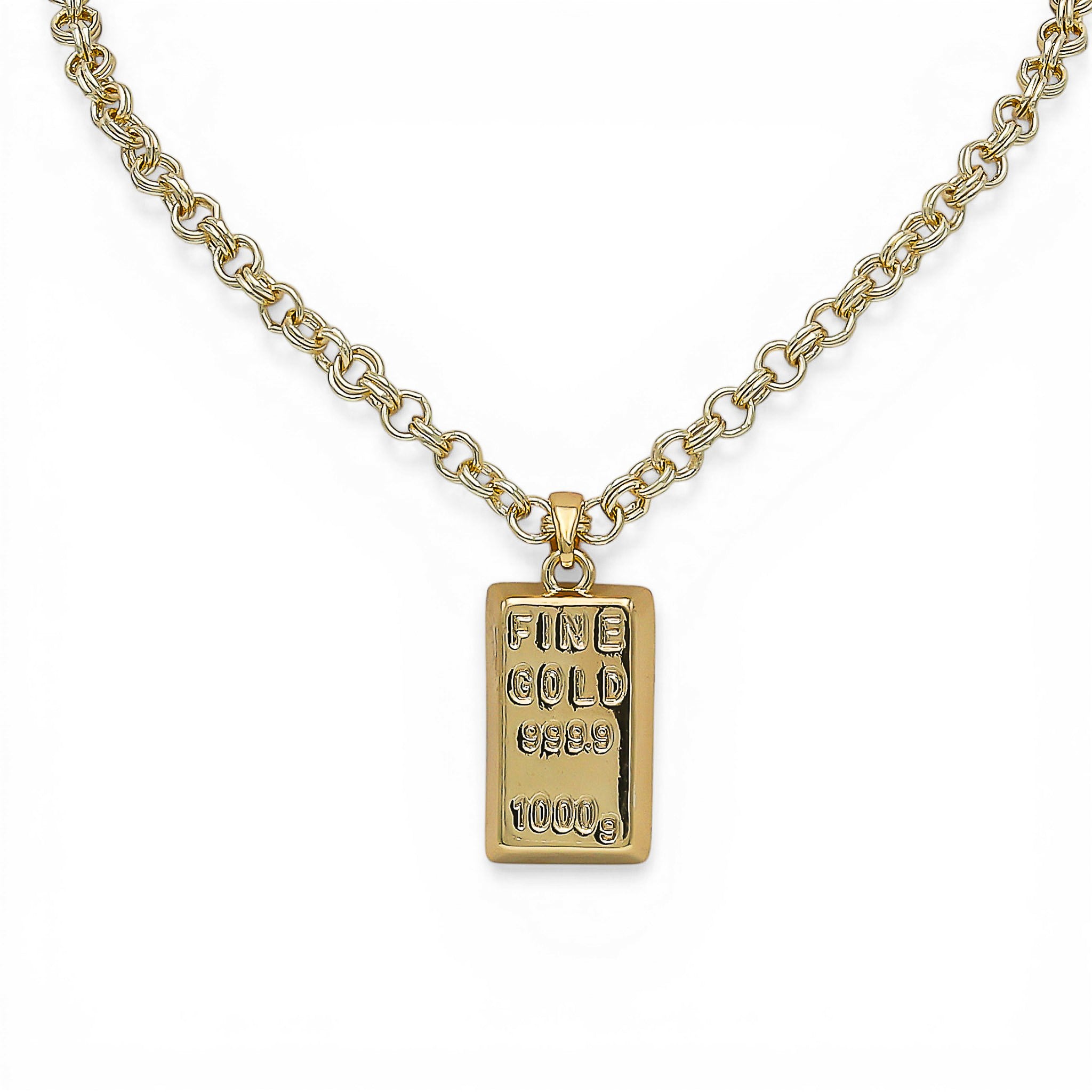 Colier Fine Gold 2 Placat cu Aur