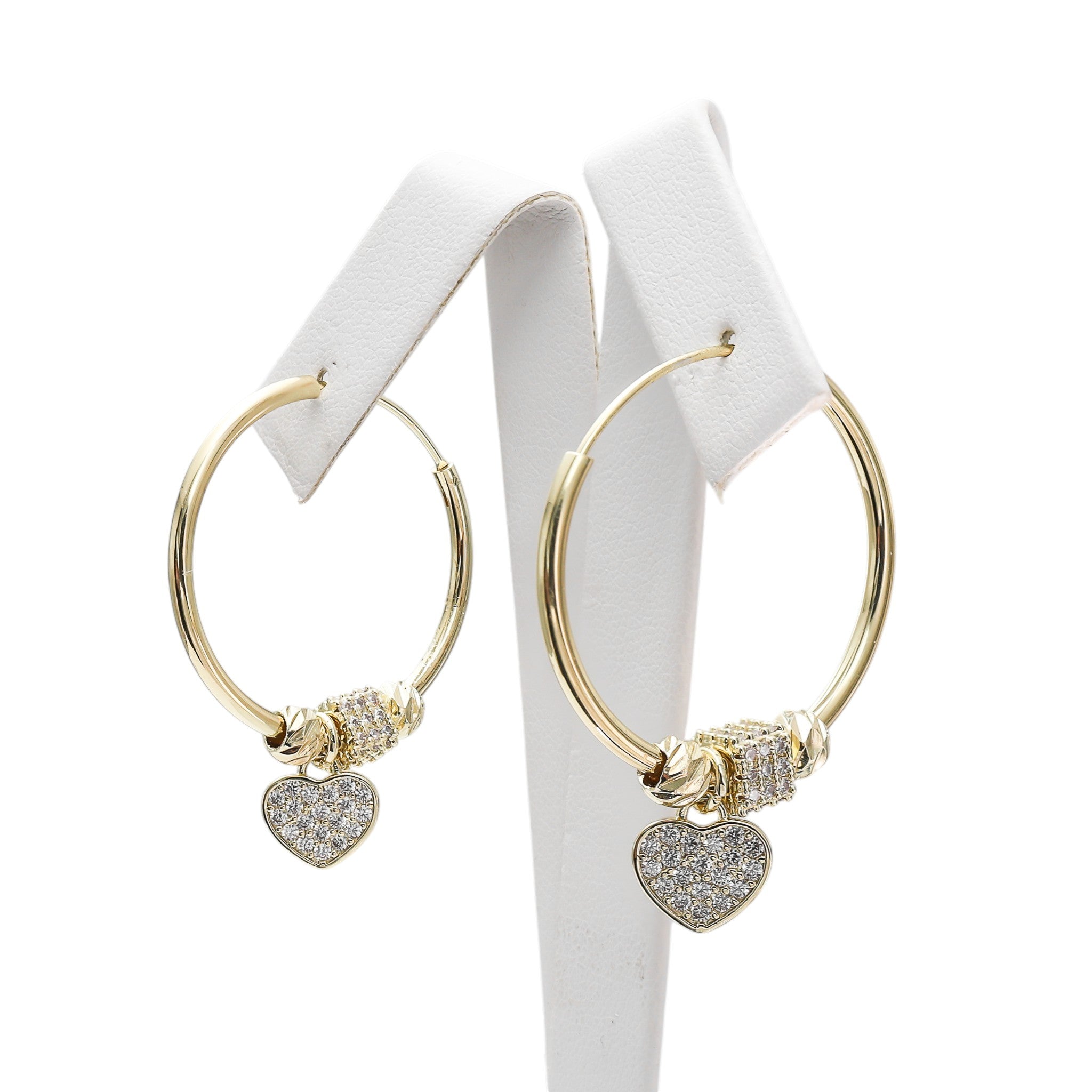 Cercei Infinity Heart Gold