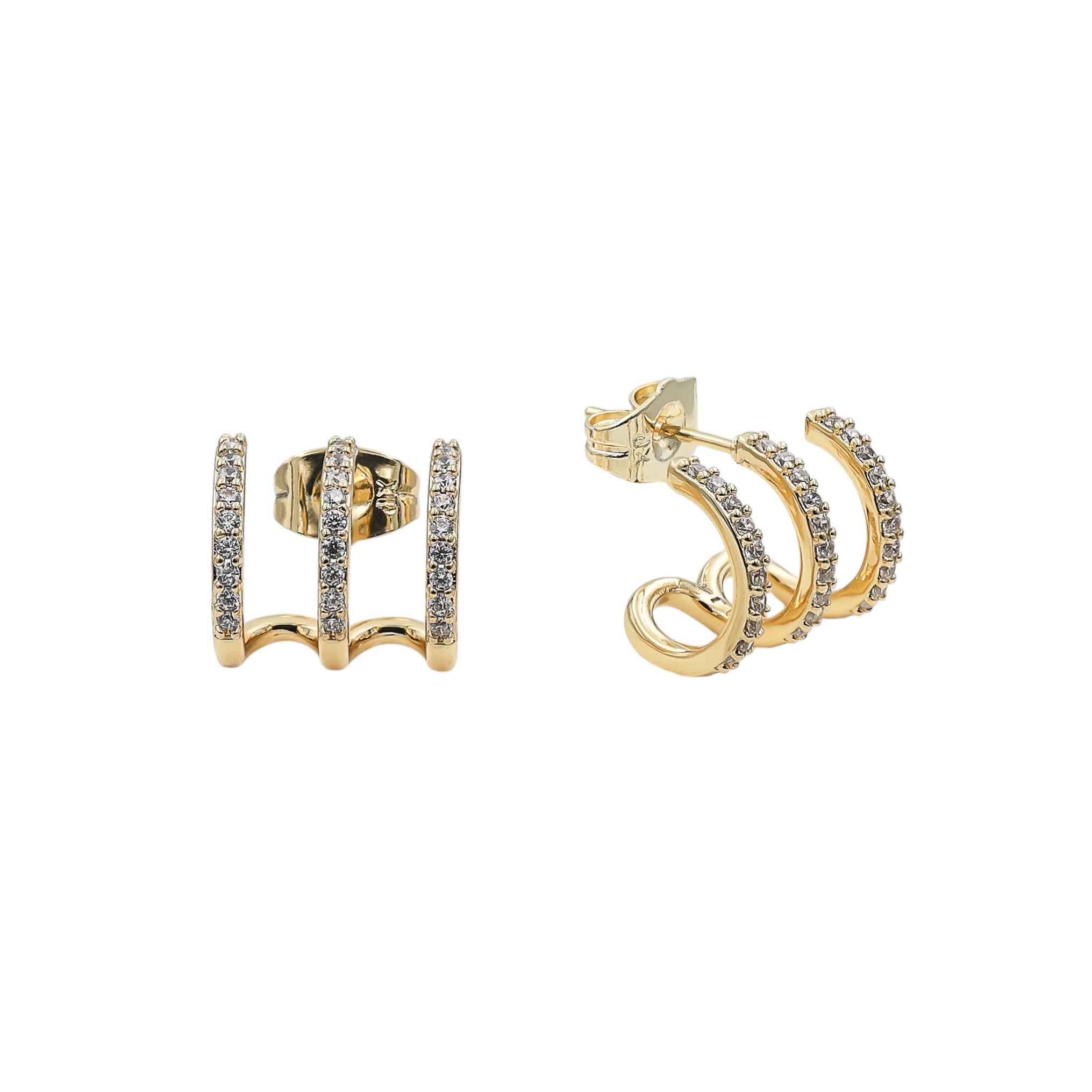 Cercei Placați cu Aur