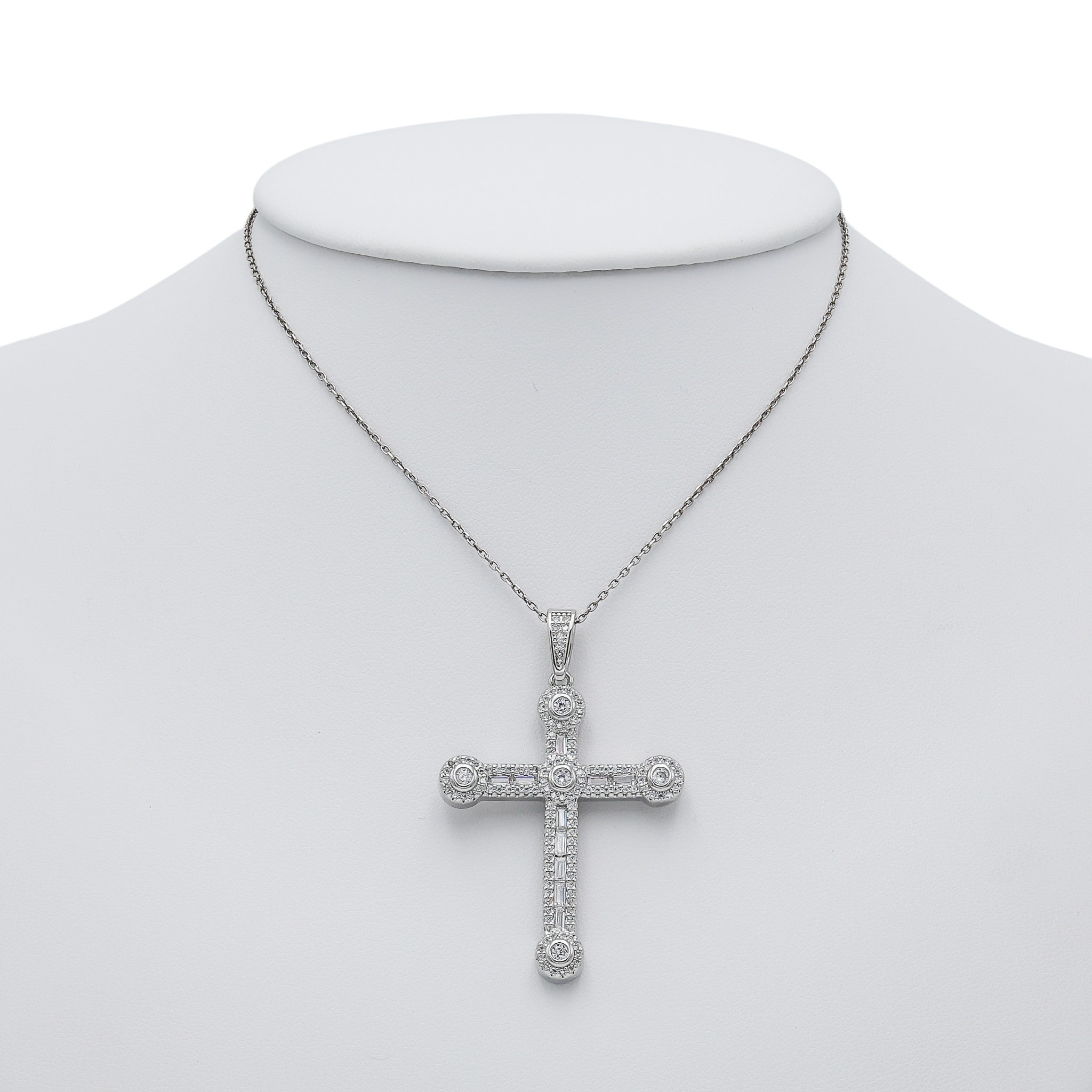 Pandantiv Silver Halo Cross