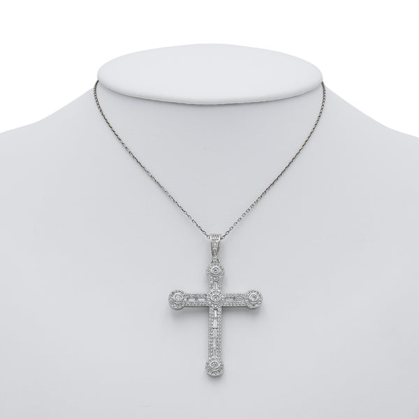 Pandantiv Silver Halo Cross