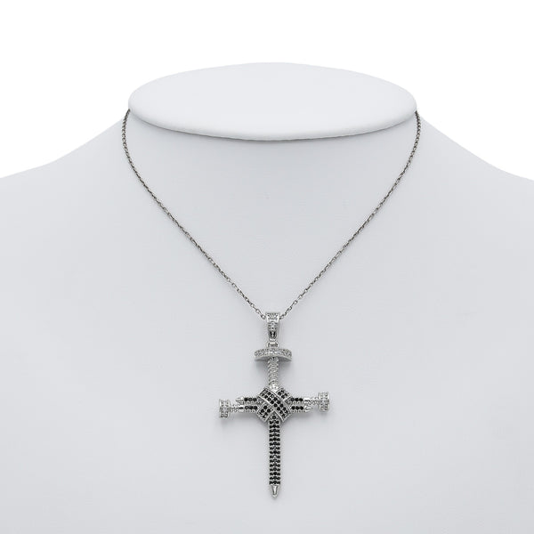 Pandantiv Onyx Nail Cross