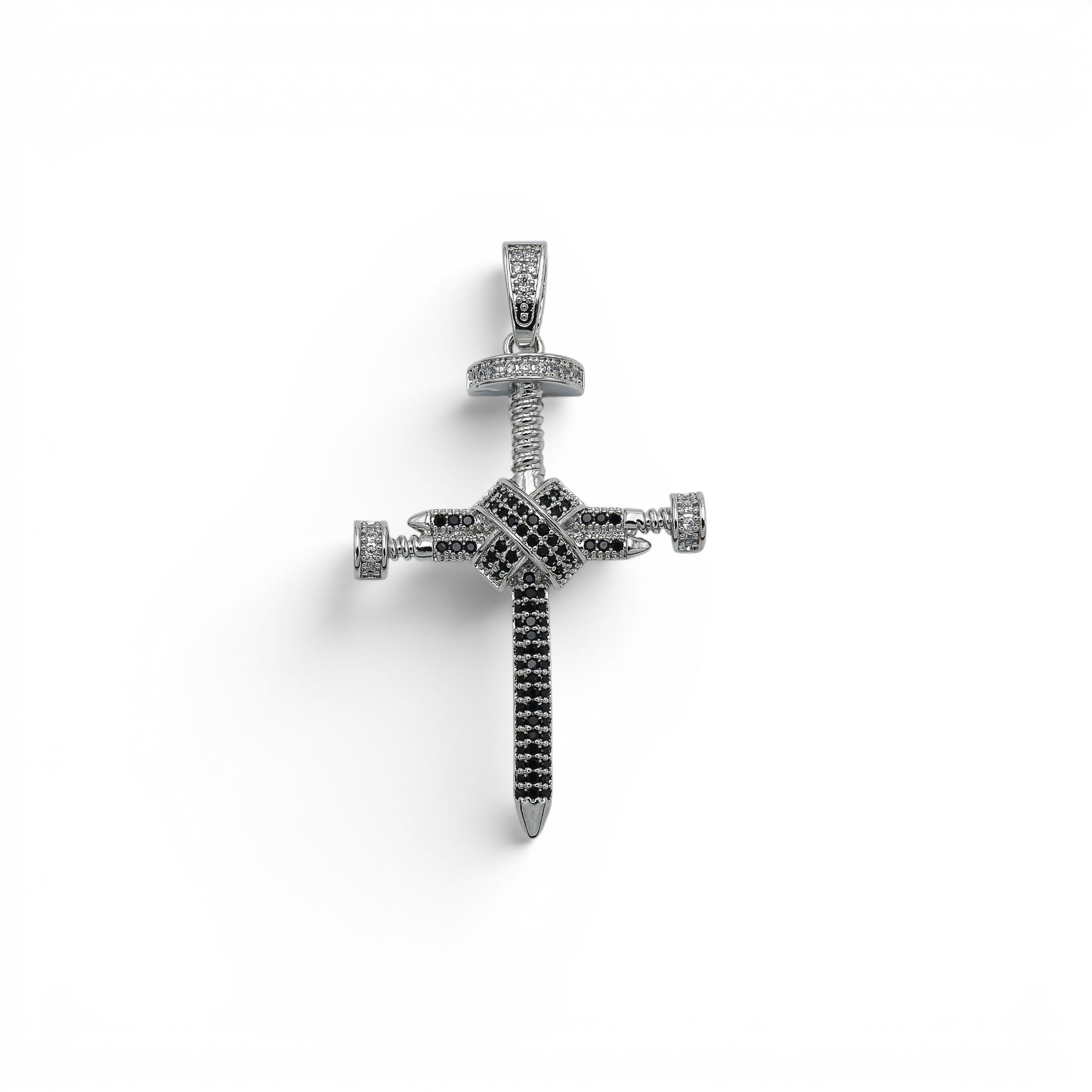 Pandantiv Onyx Nail Cross
