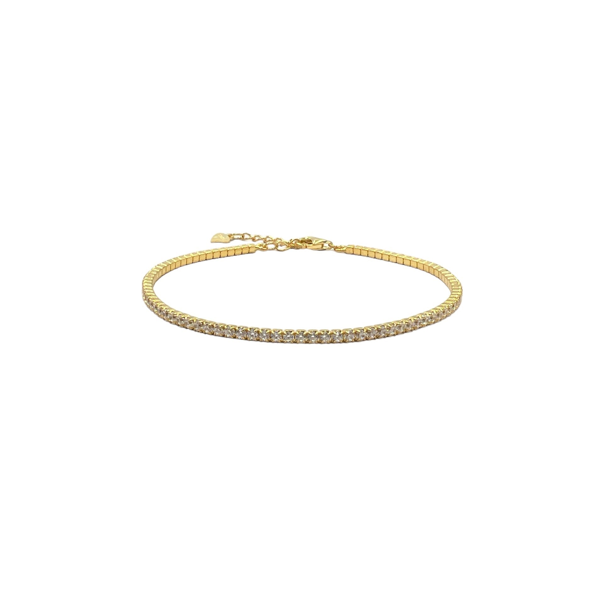 Brățară Tennis Placată cu Aur 24K Argint 1.5mm