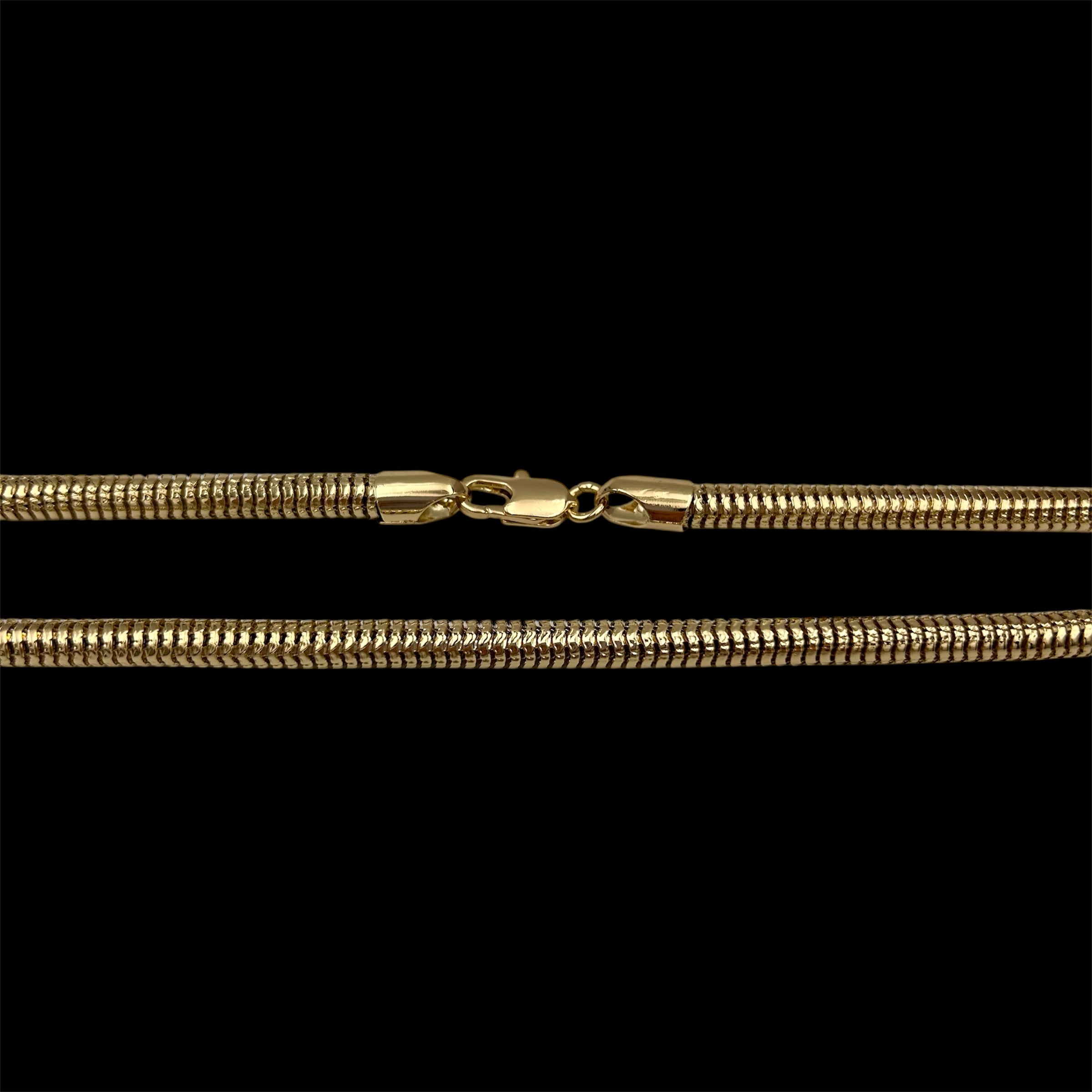 Colier Snake Round Gold