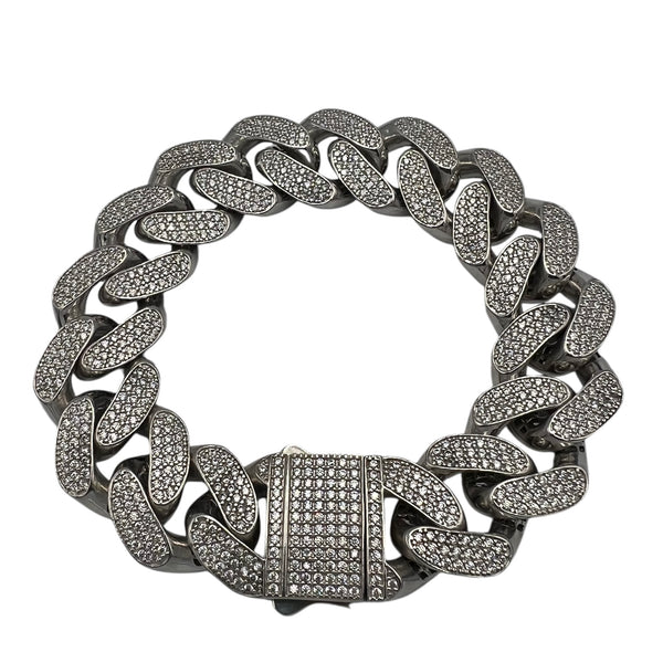 Brățară Cuban Z 20mm ARGINT