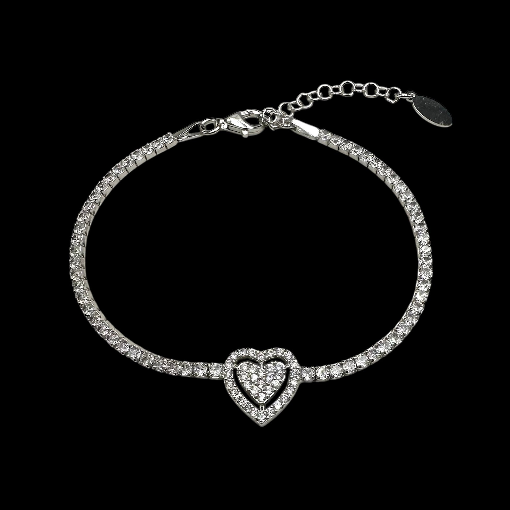 Brățară Tennis MonAmour Argint