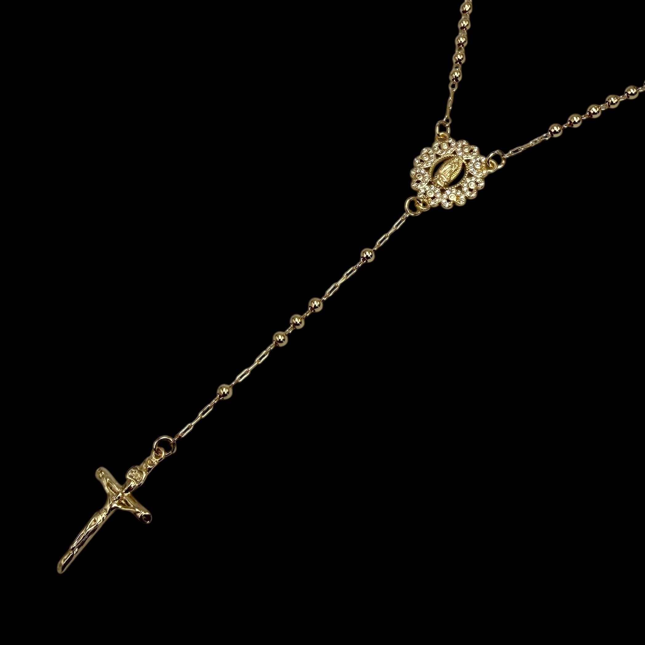 Colier Rozariu God Placat cu Aur