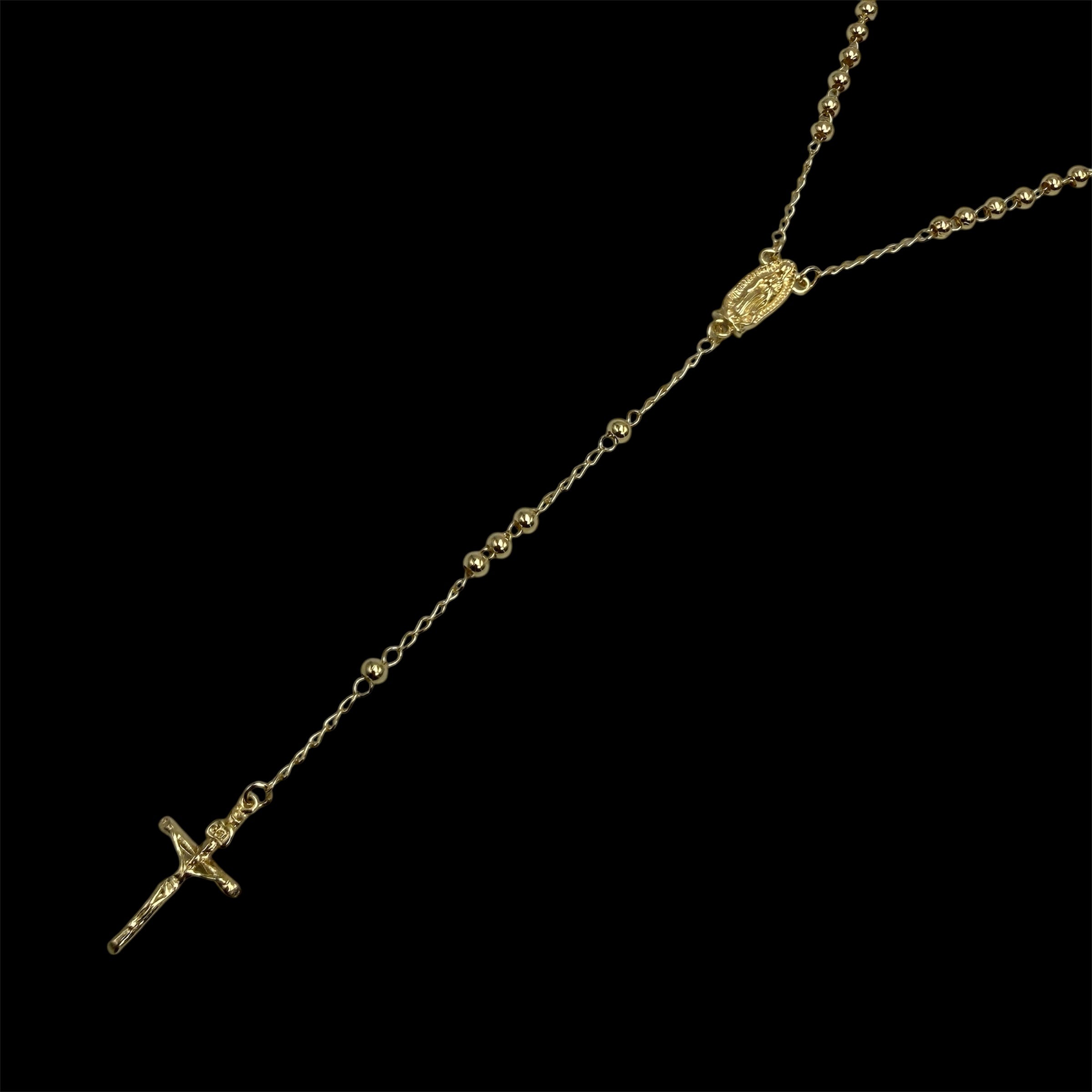 Colier Rozariu God 2 Placat cu Aur