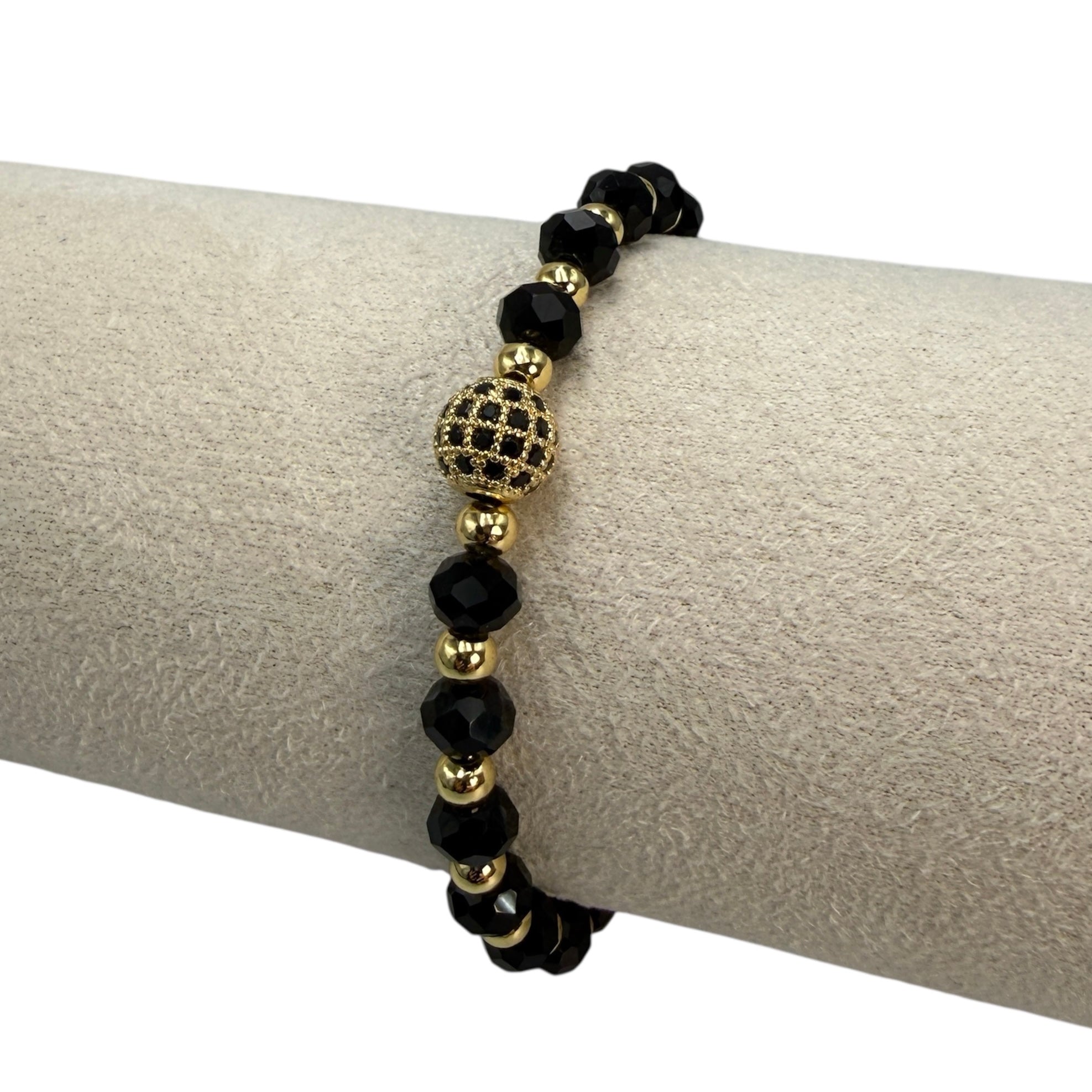 Brățară Reglabilă Sphere Placată cu Aur