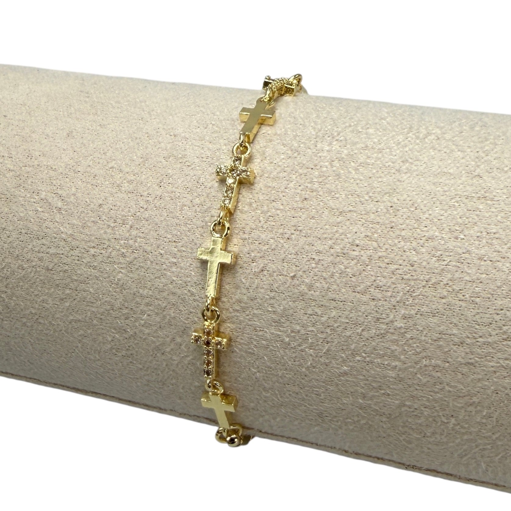 Brățară Reglabilă All Church Placată cu Aur