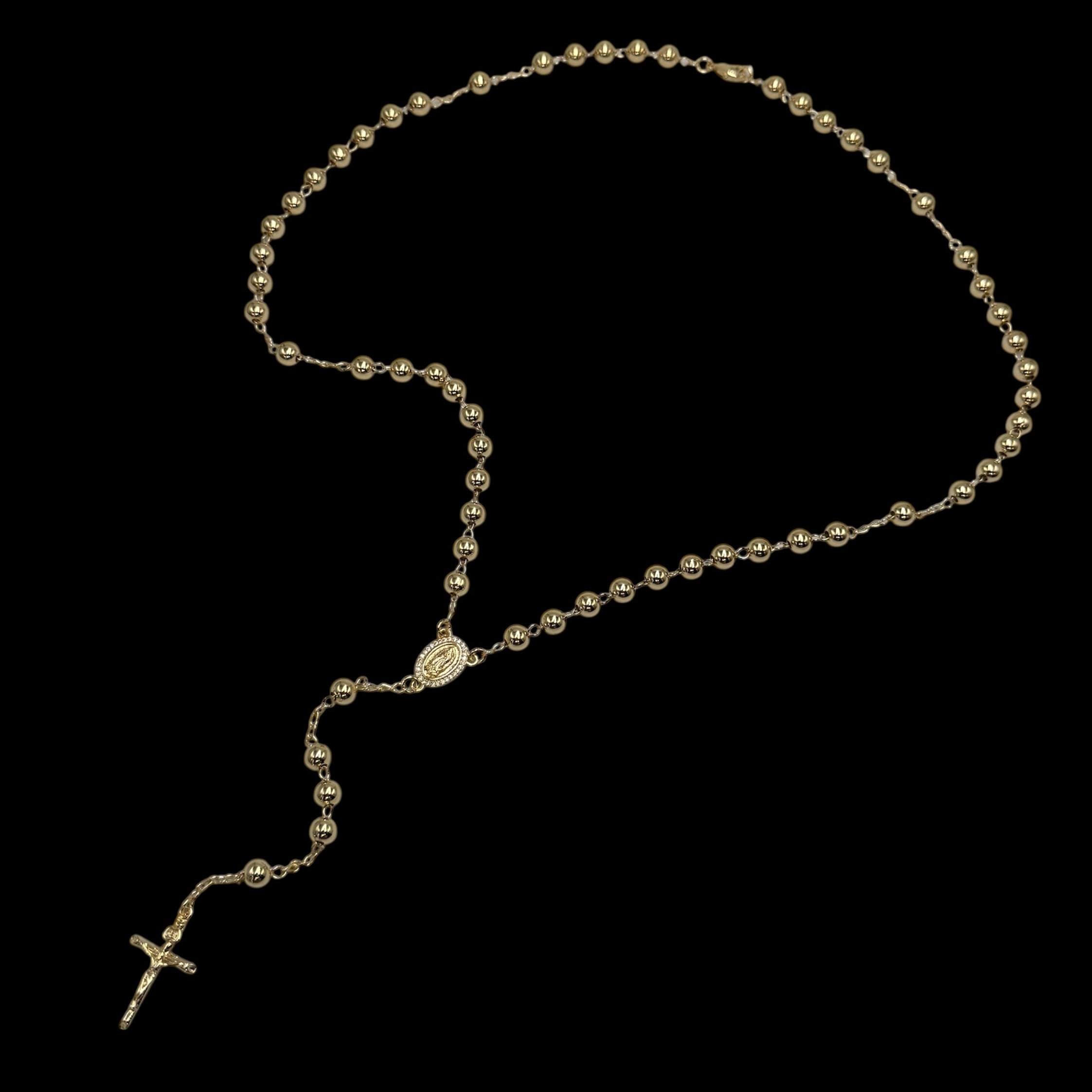 Colier Rozariu Divin Placat cu Aur