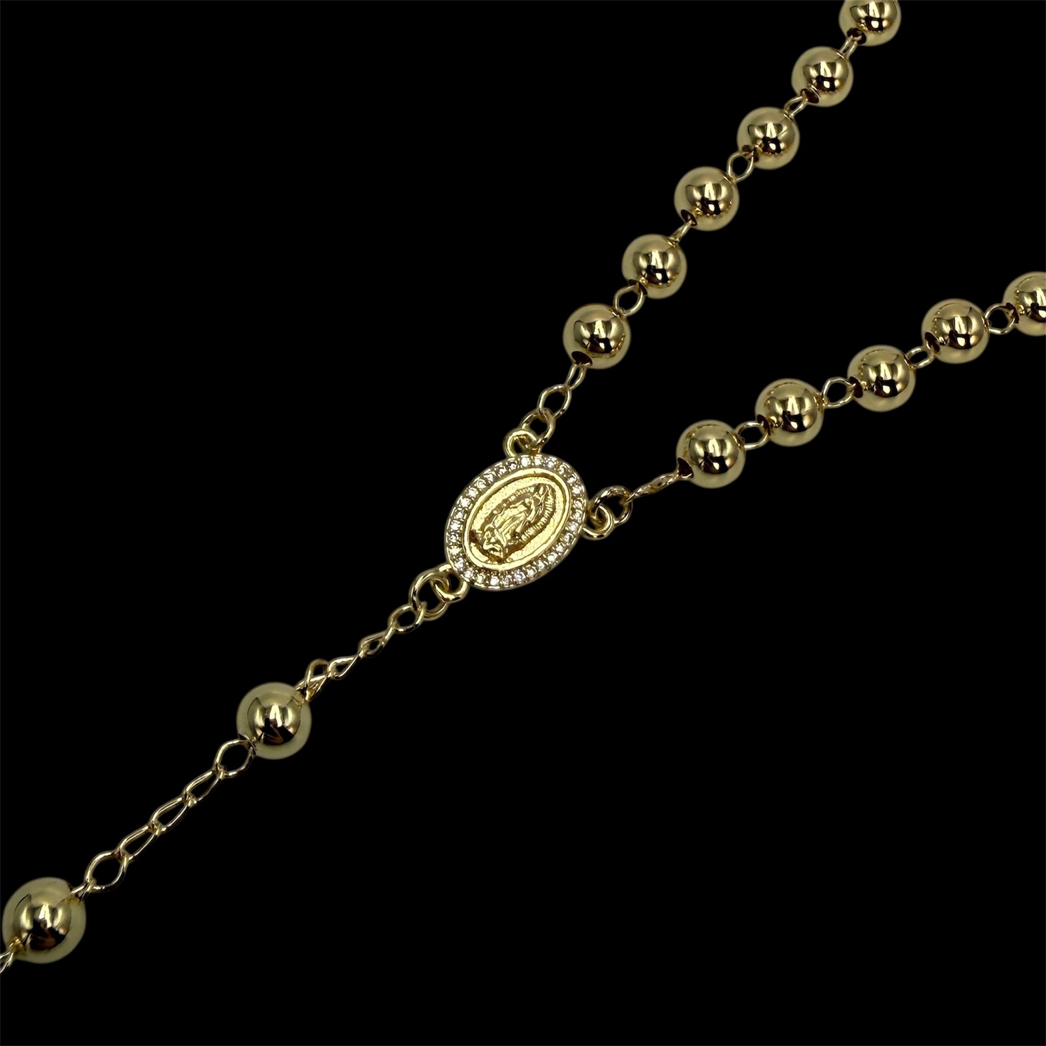 Colier Rozariu Divin Placat cu Aur